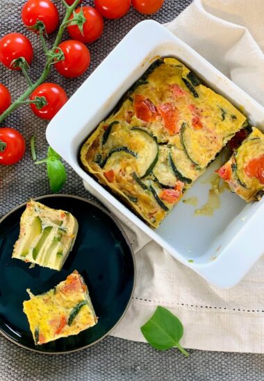 frittata courgettes tomates