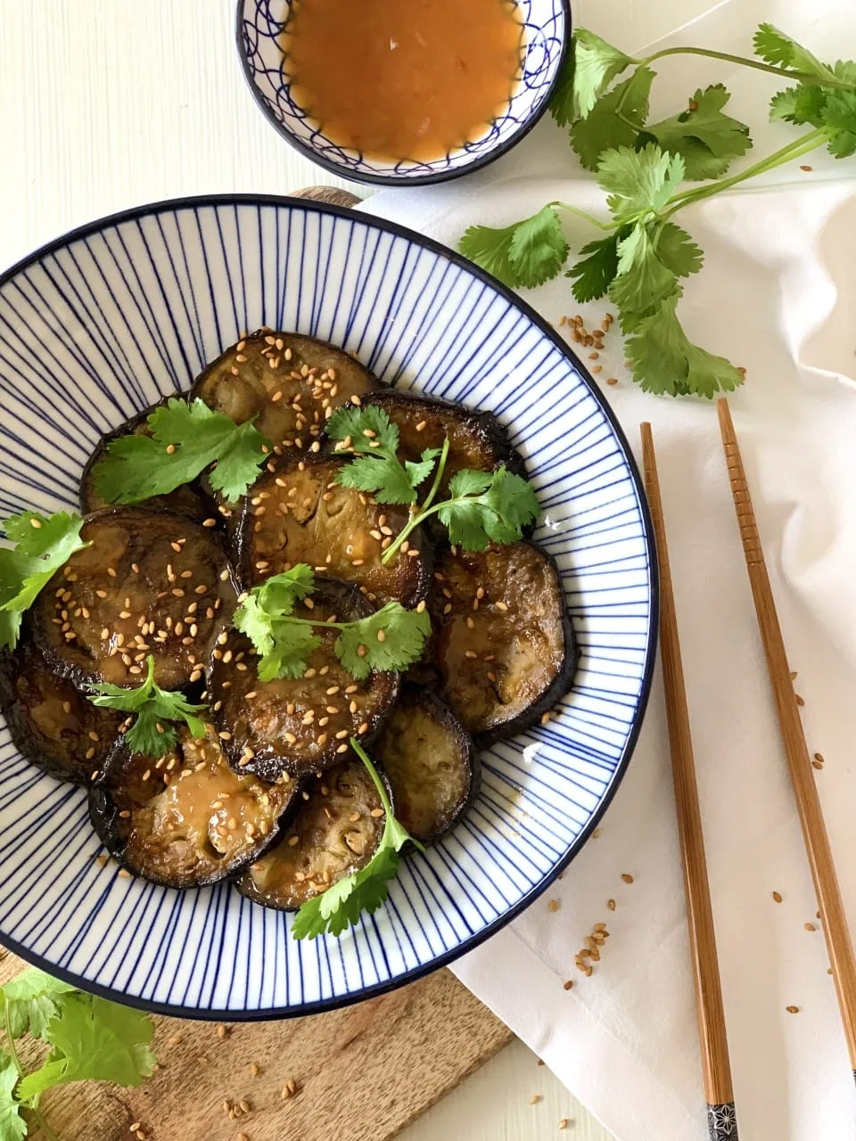 Aubergines à l’asiatique