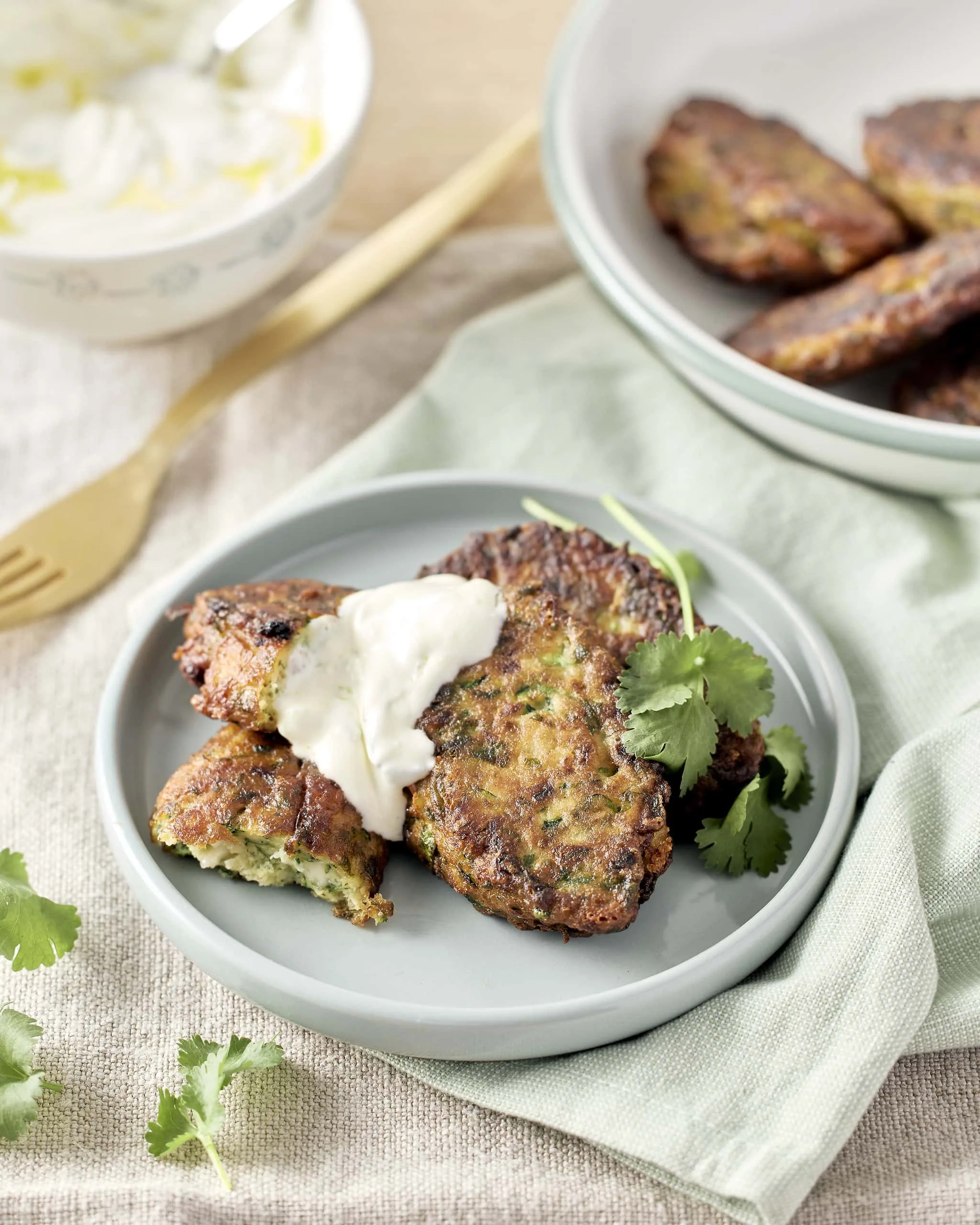Beignets de courgette et feta