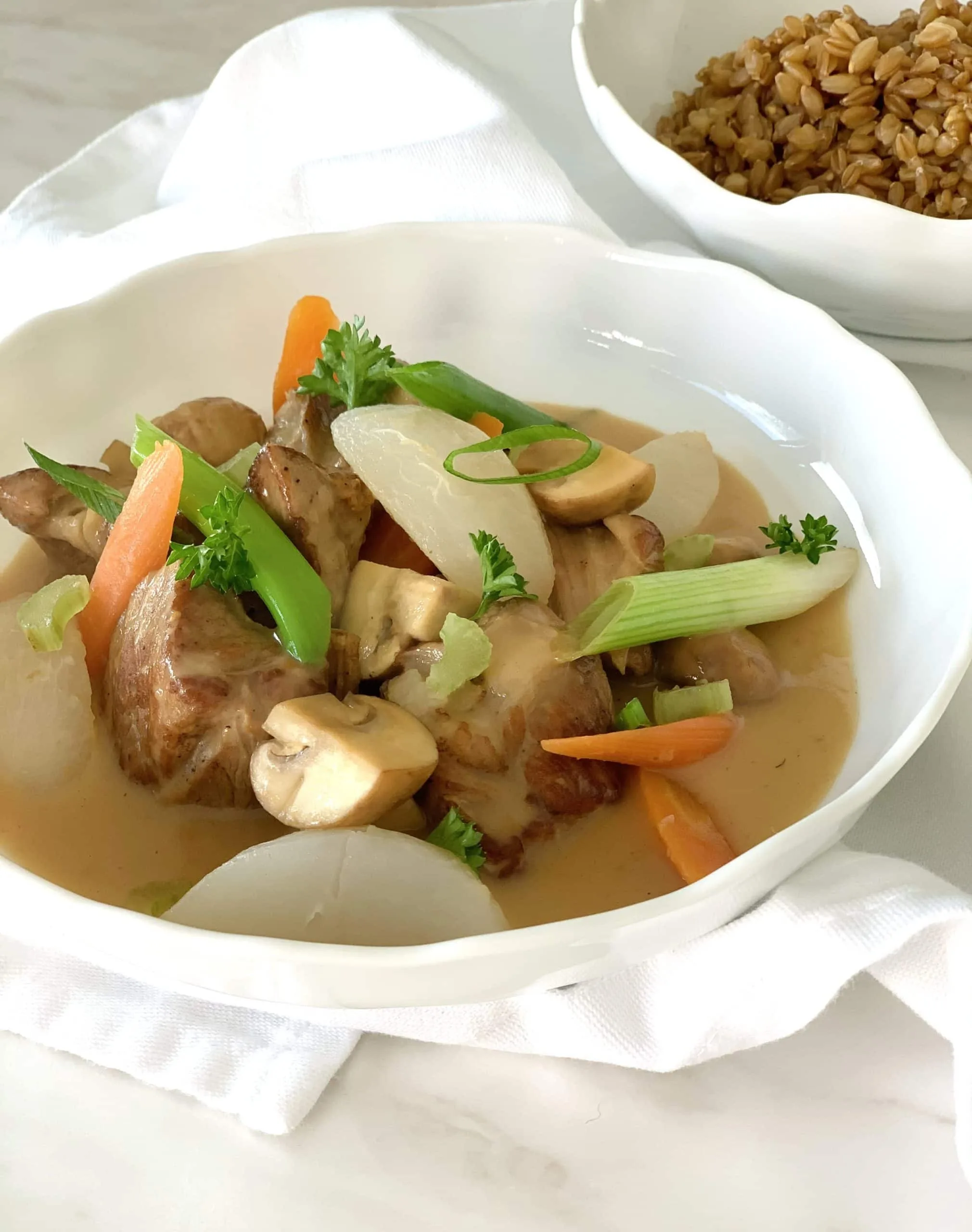 Blanquette de veau / Petit Epeautre