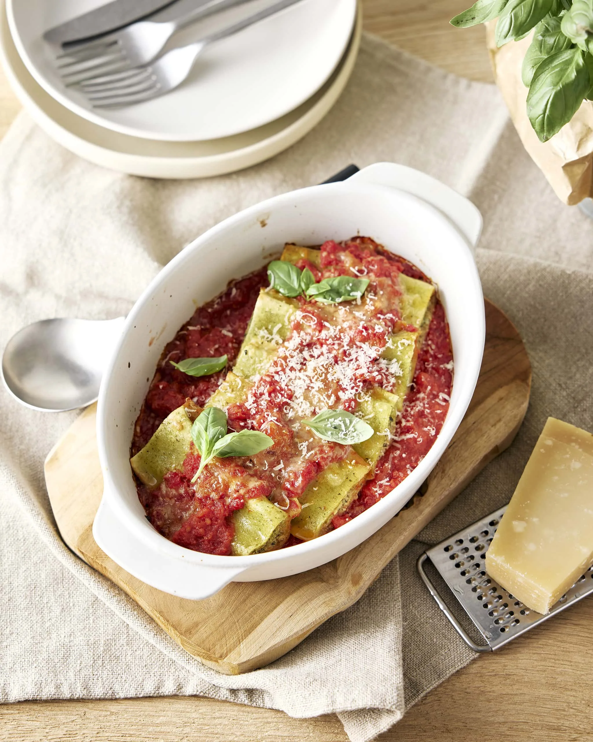 Cannelloni ricotta et épinards