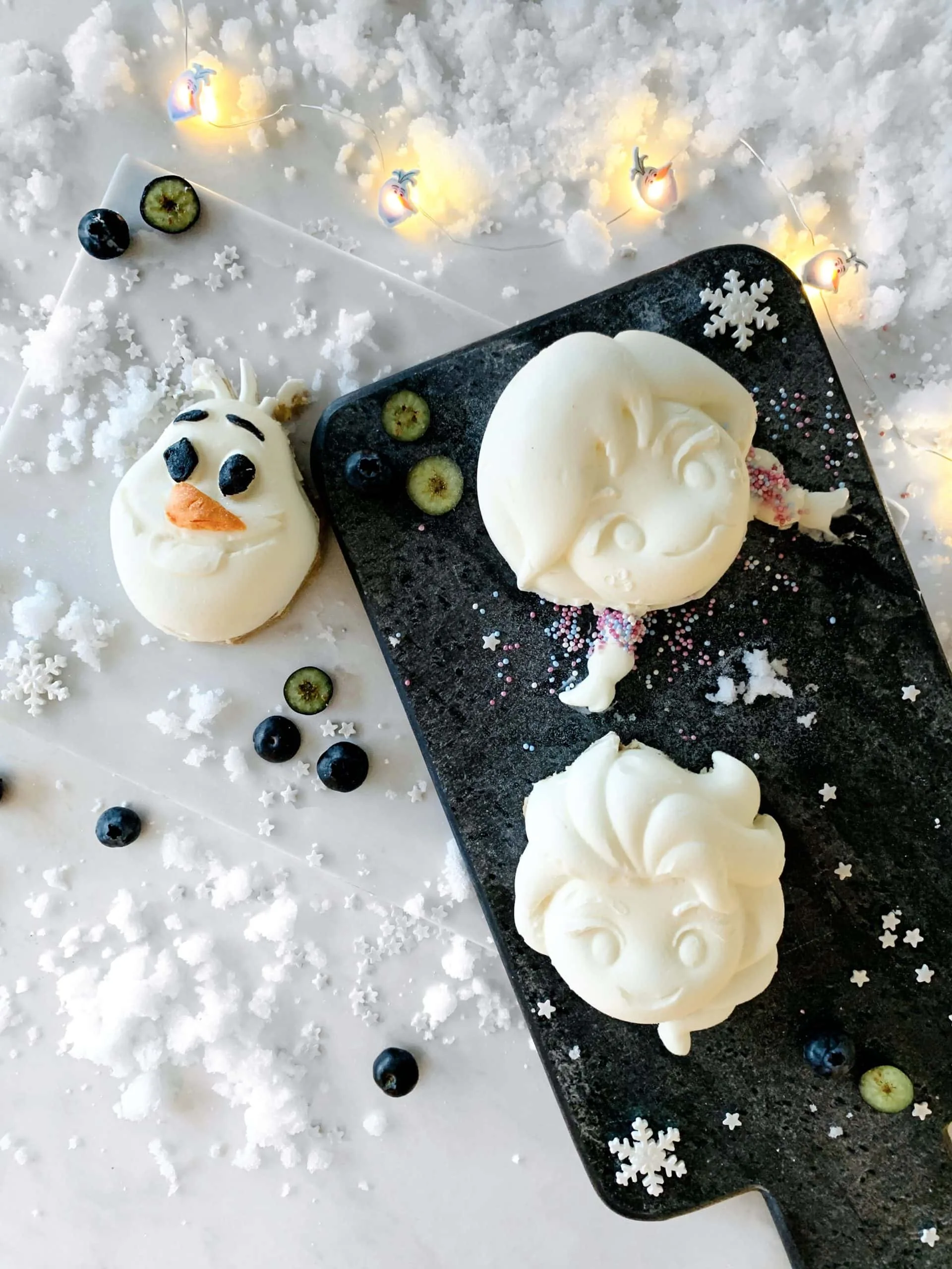 Cheesecake glacé de la Reine des Neiges