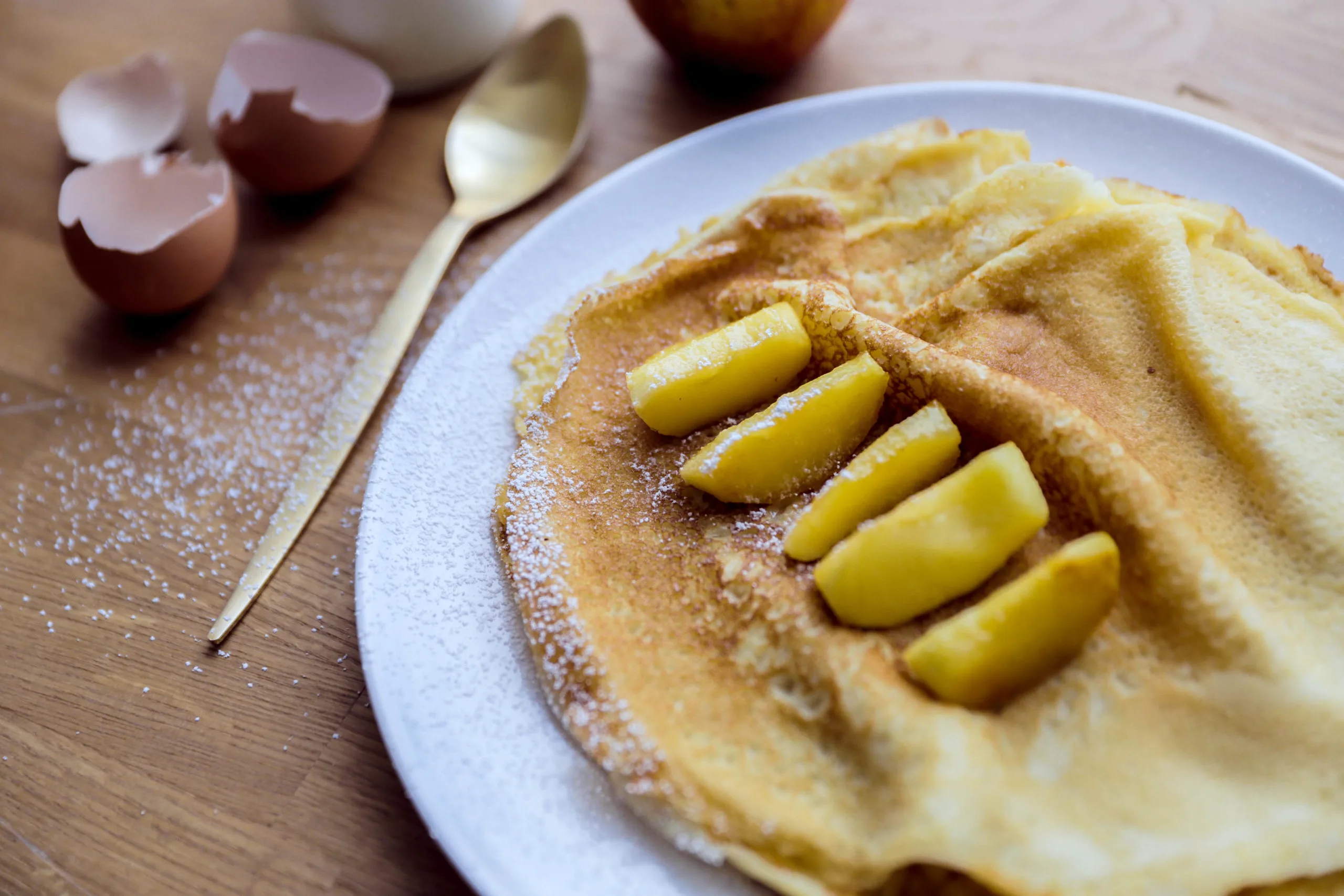 Crêpes aux pommes