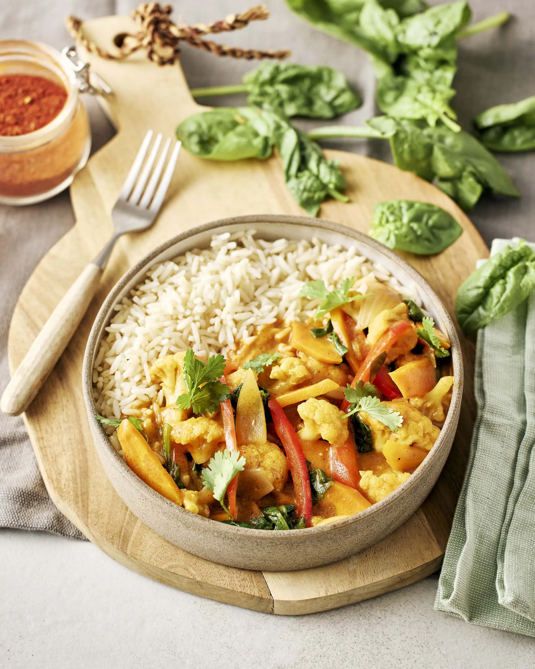 Curry de légumes à l’indienne
