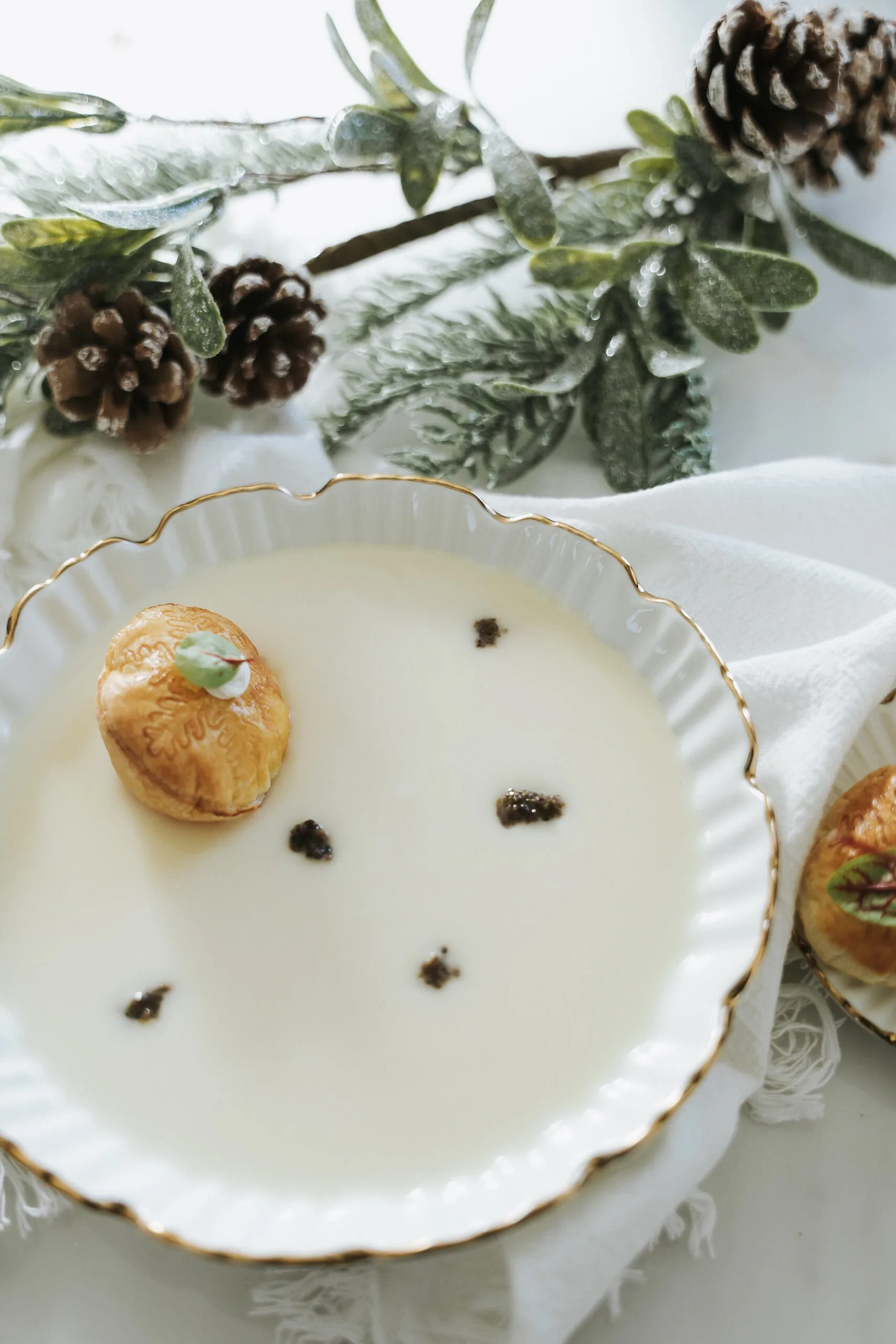 Potage panais et truffe