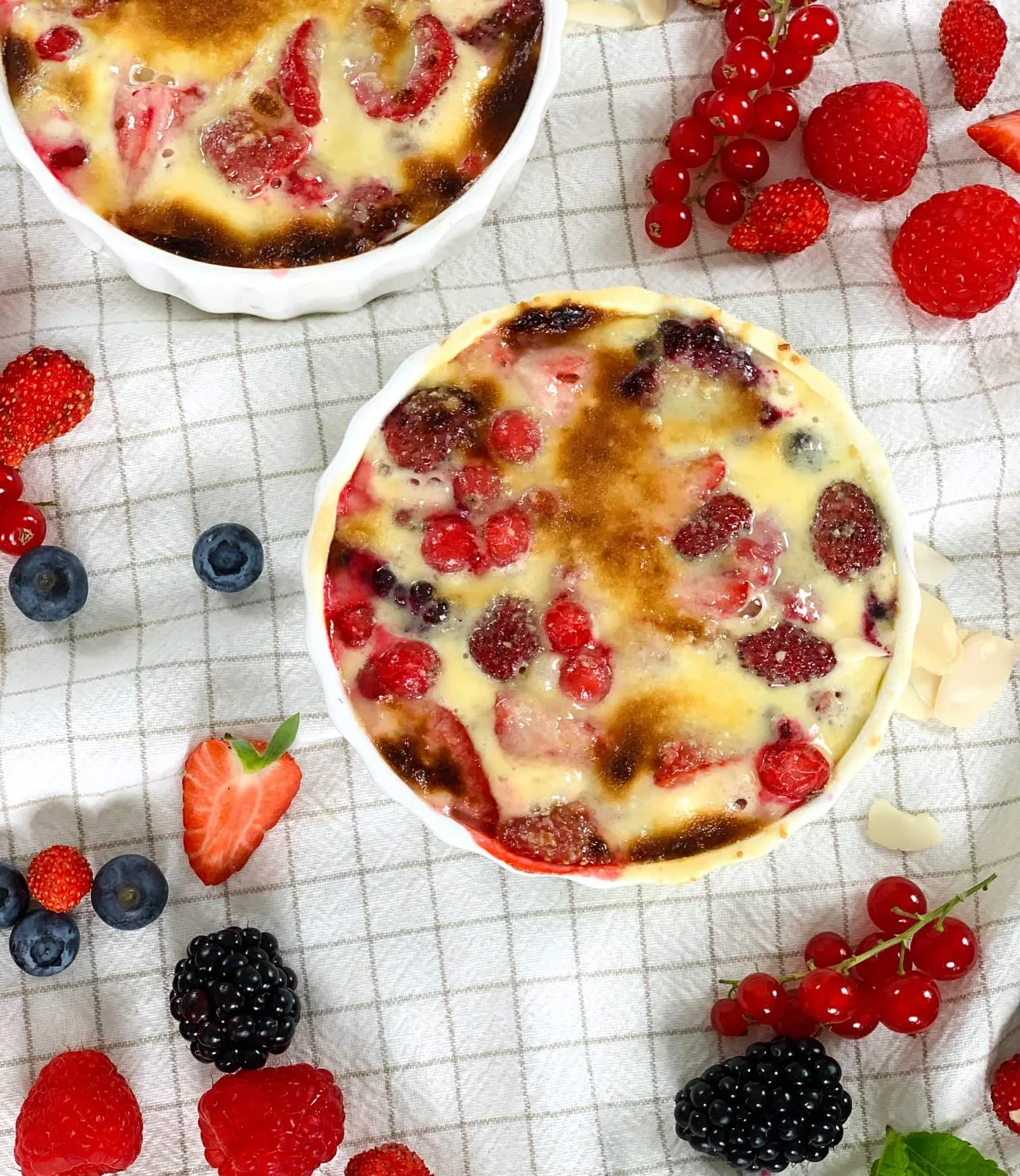Gratin de fruits rouges