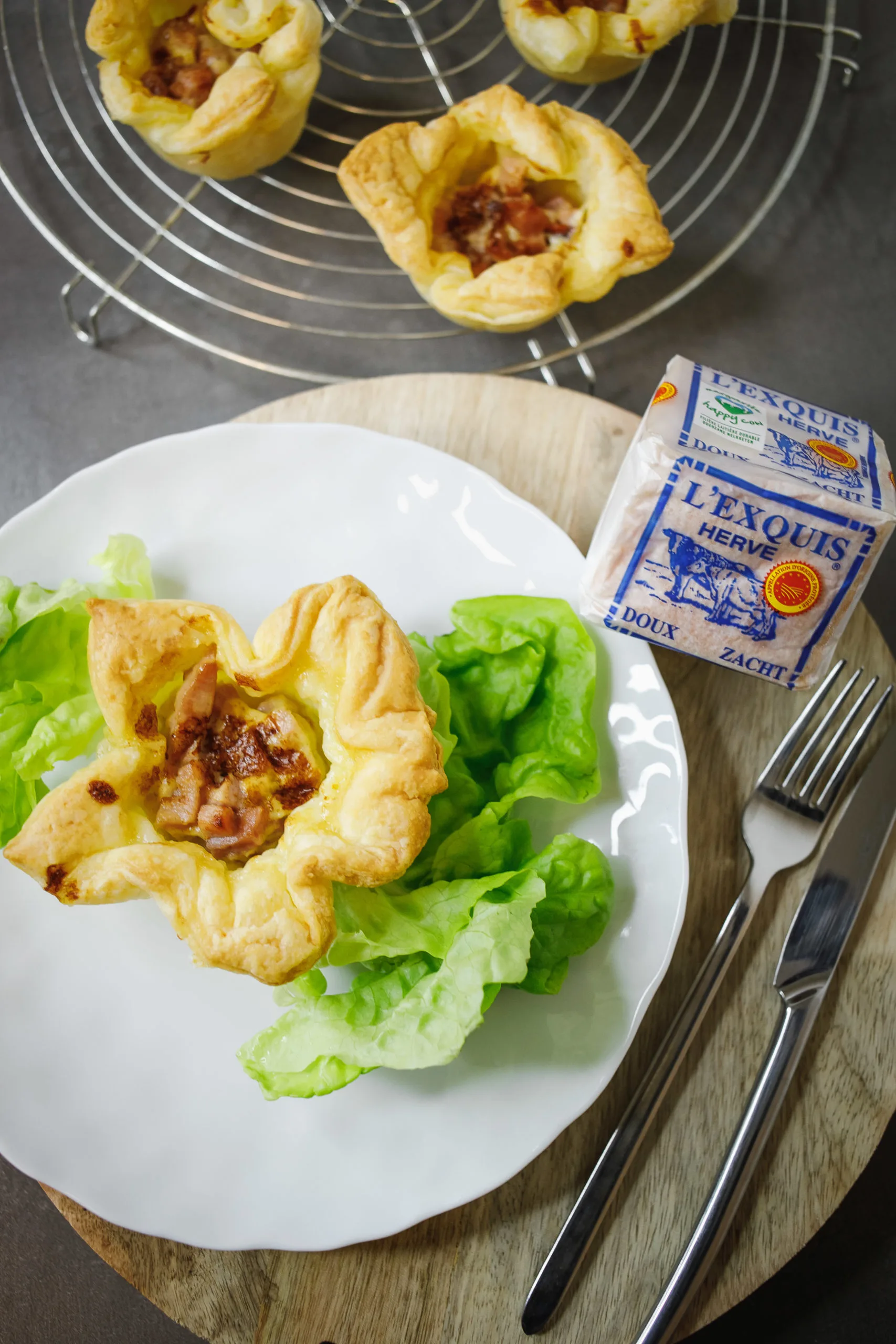 Feuilletés au fromage de Herve