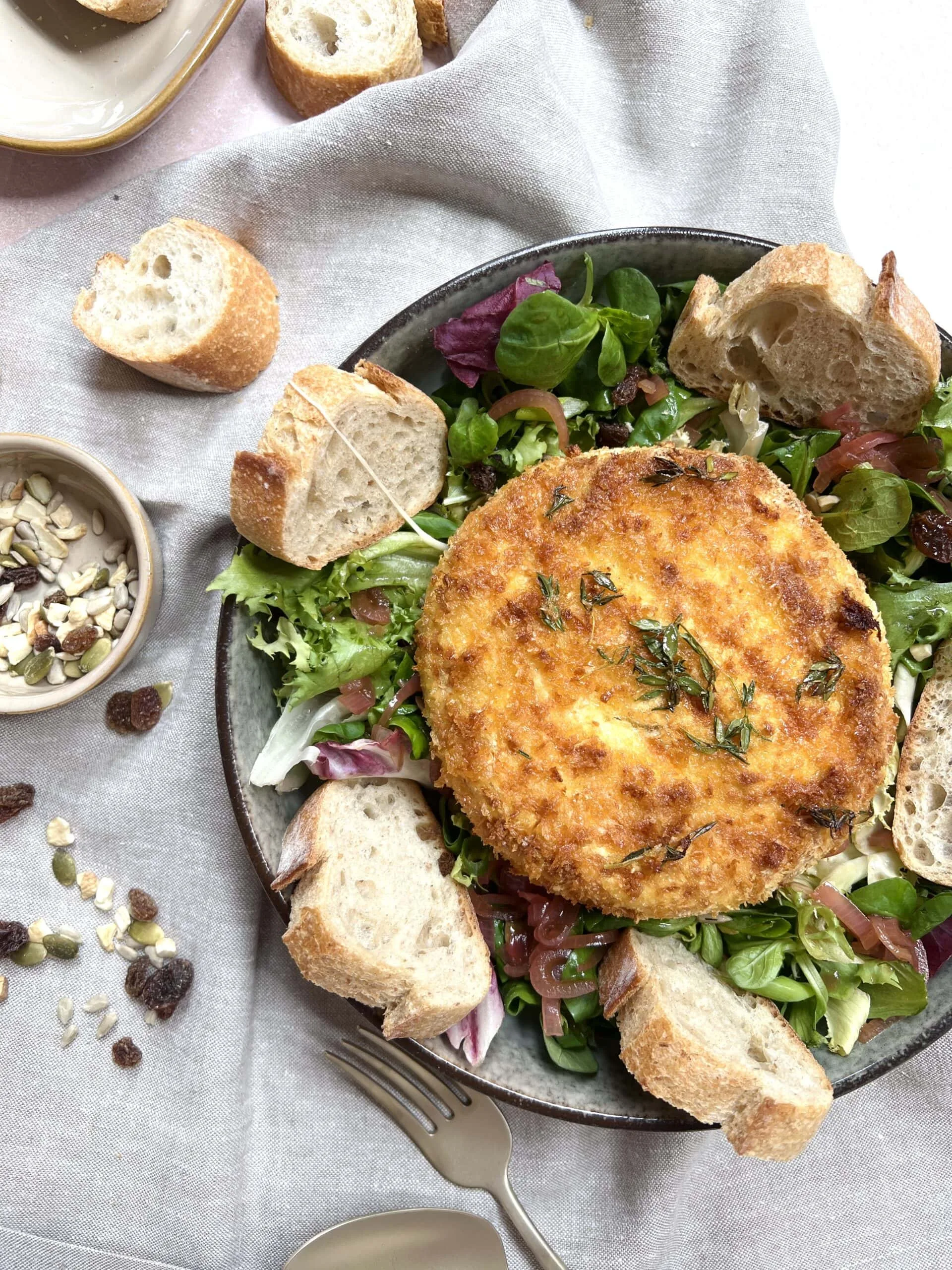 Camembert pané rôti