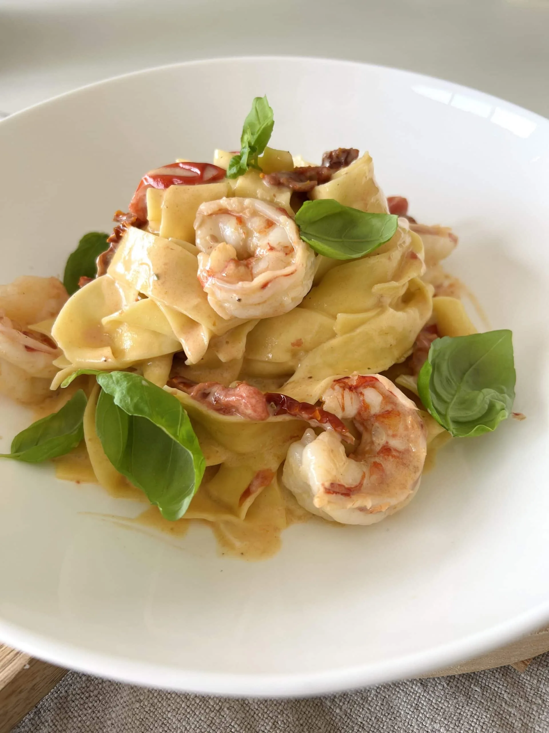 Pappardelle aux scampis