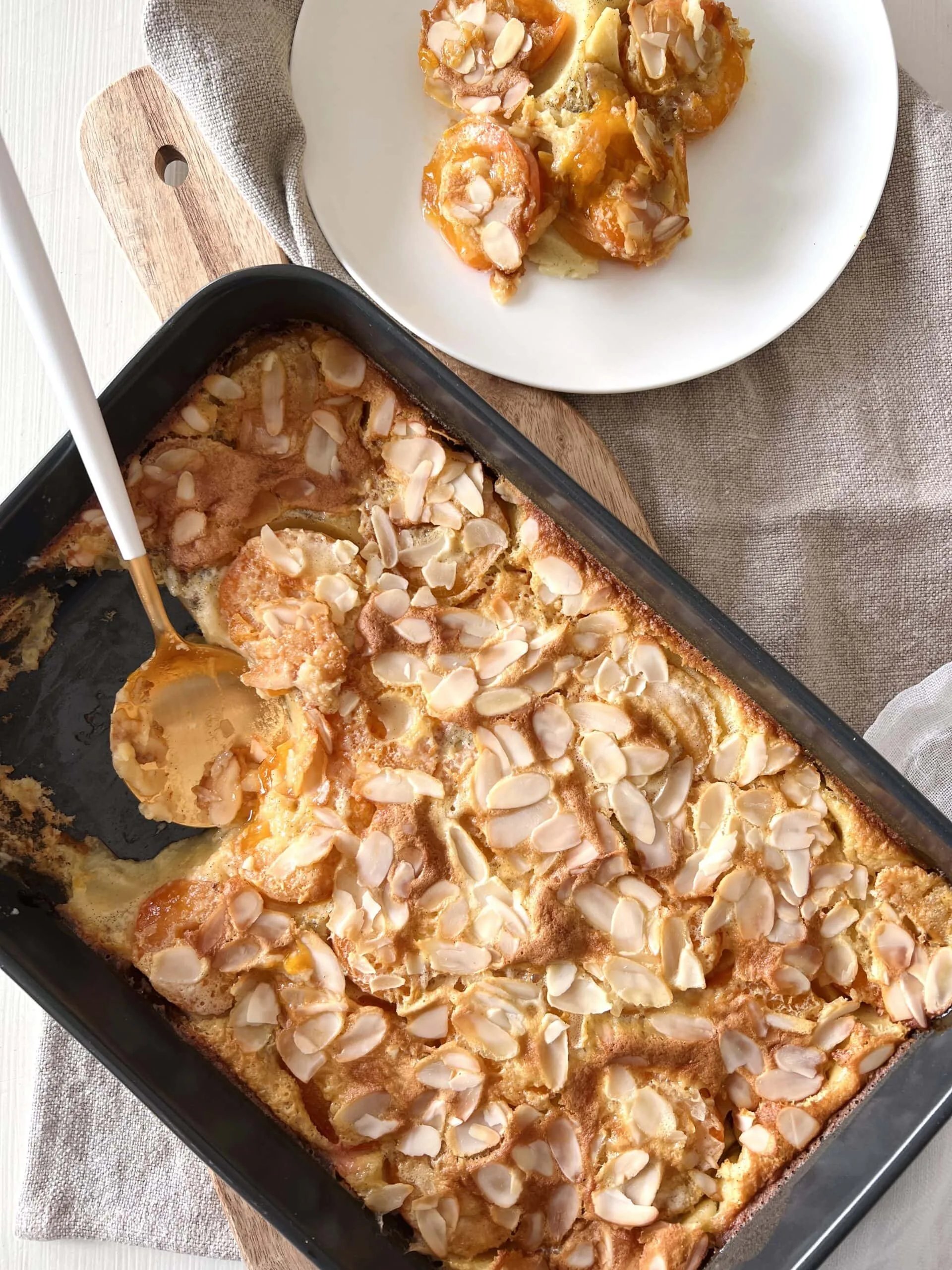 Clafoutis aux abricots et aux amandes