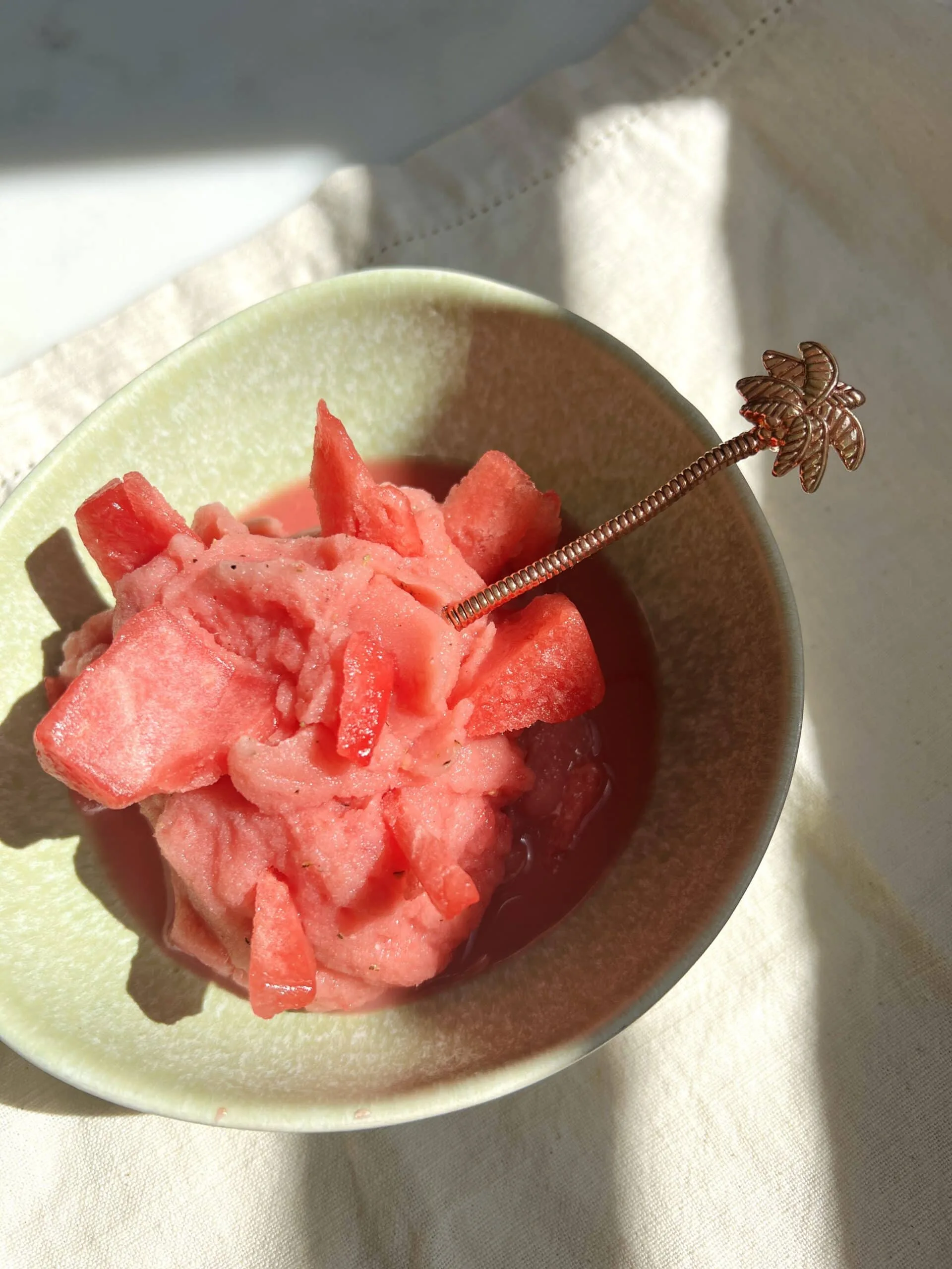 Glace à la pastèque