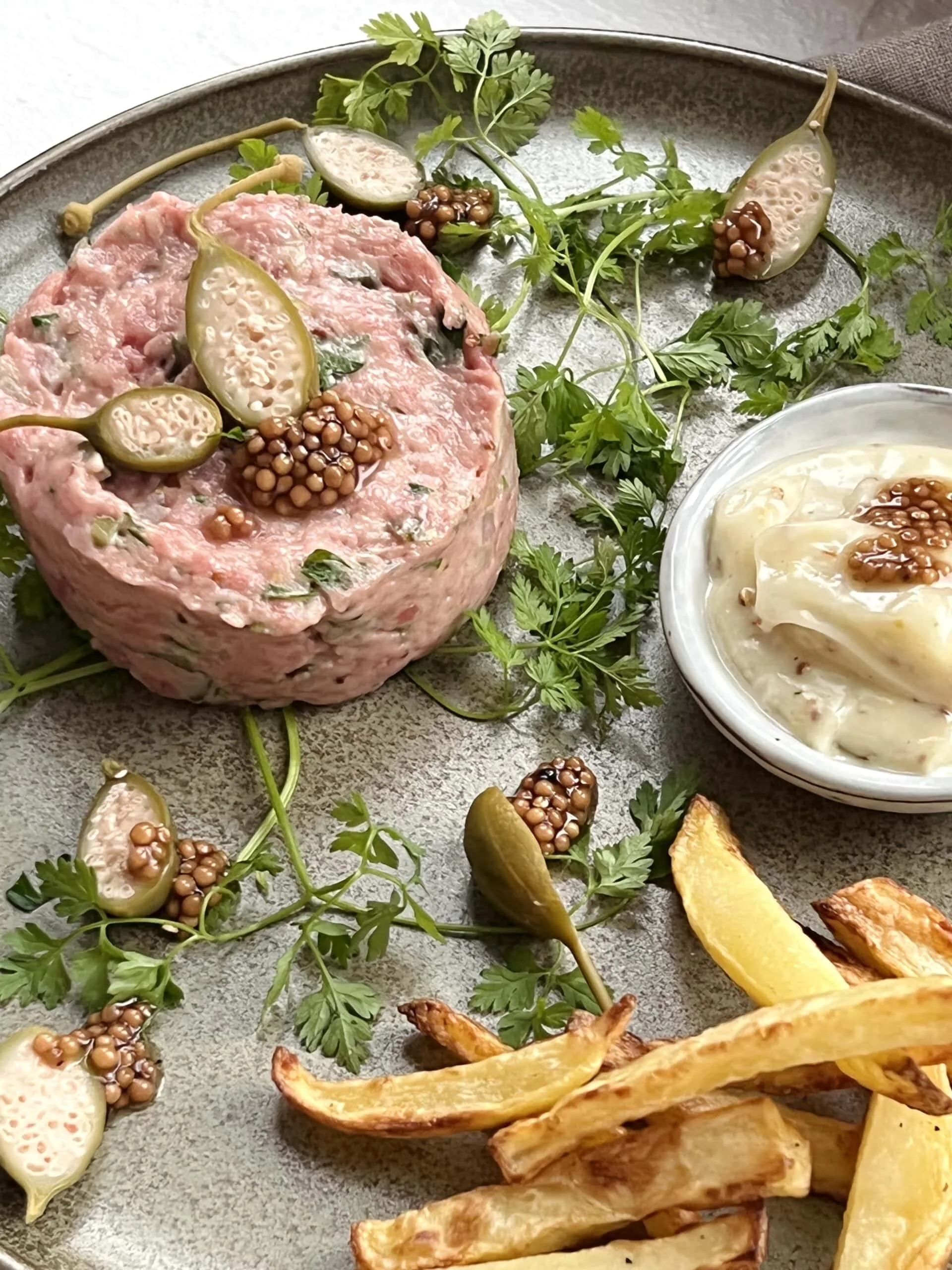 Américain frites