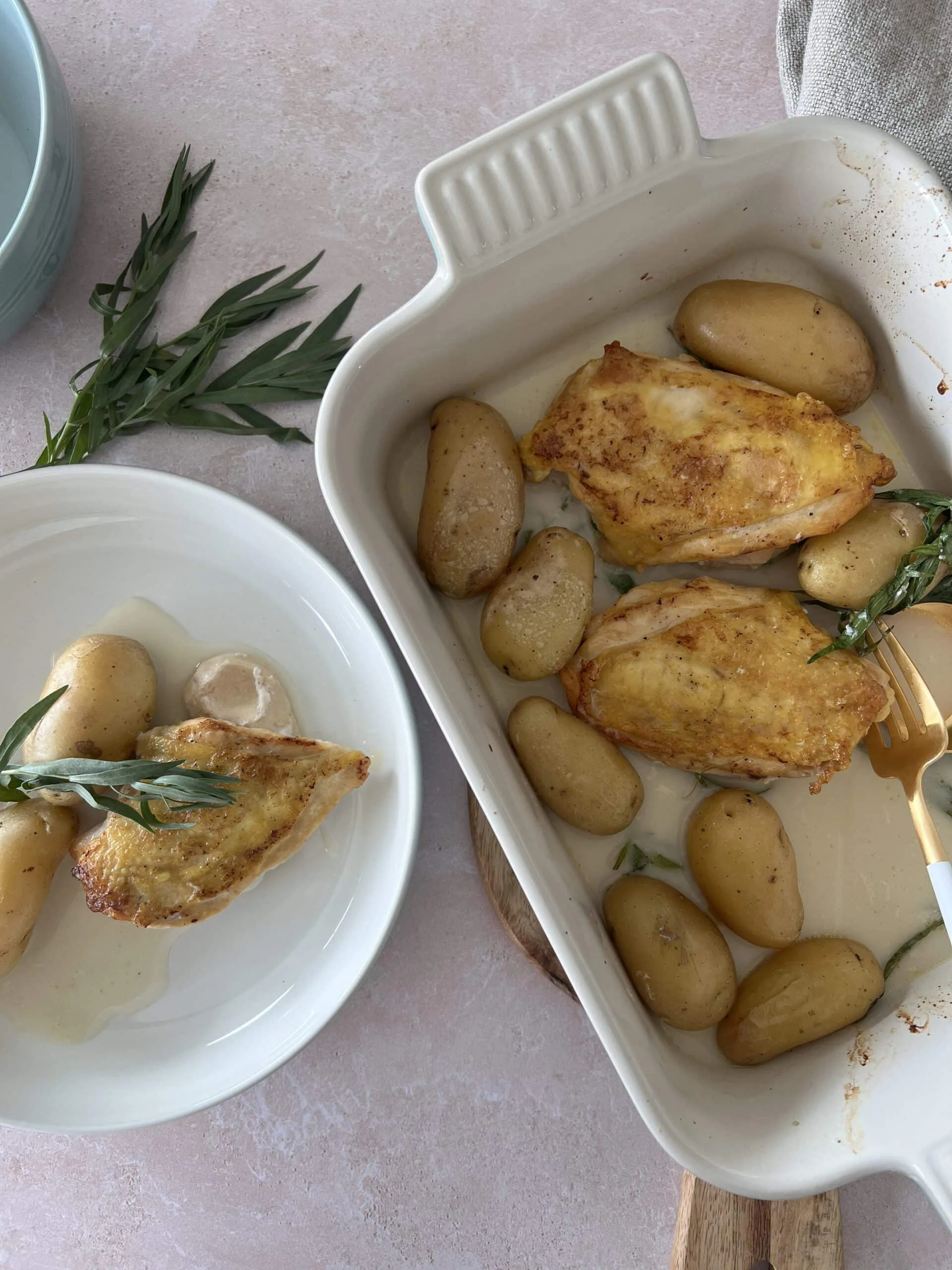 Poulet à l’estragon