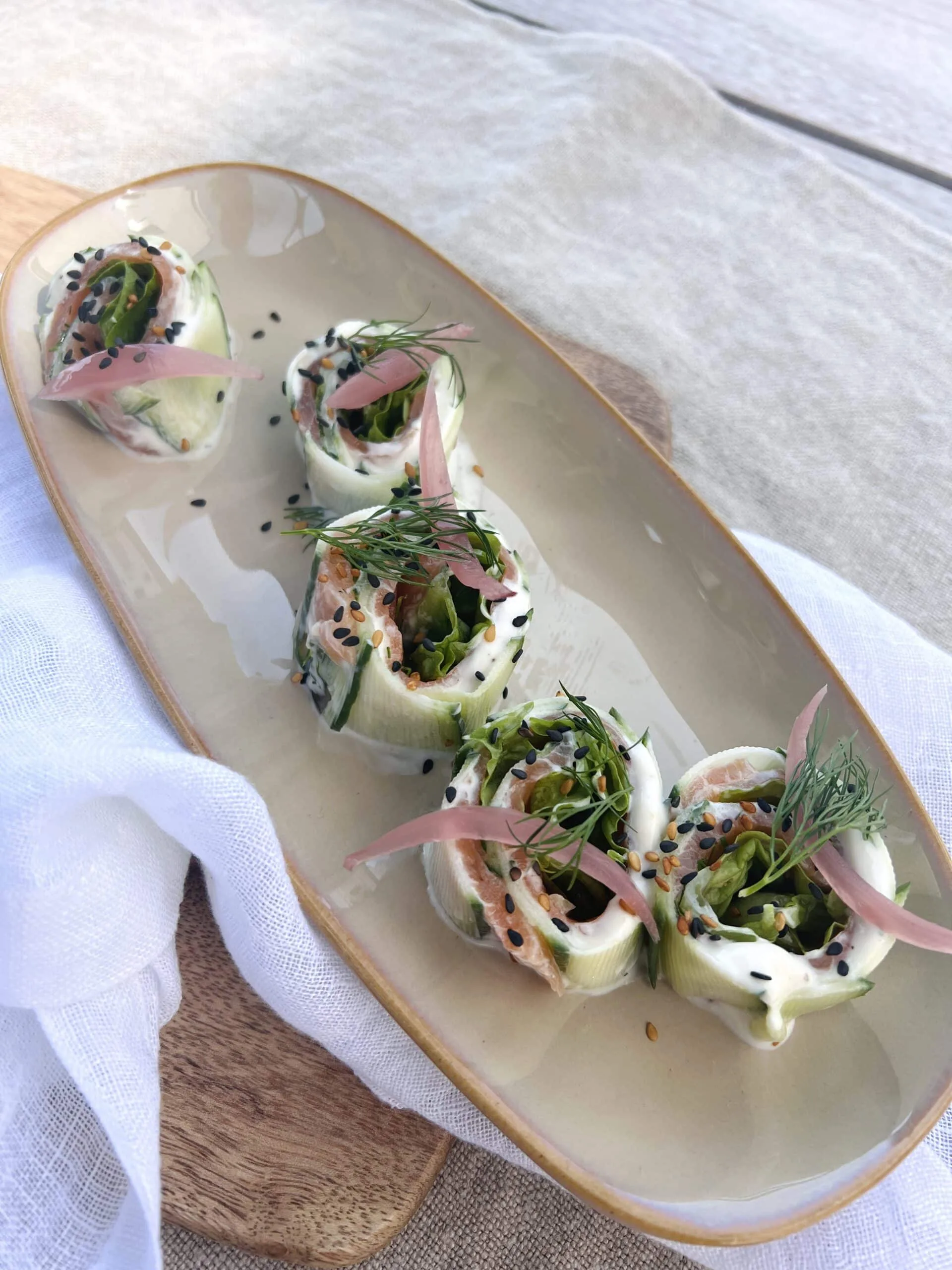 Cucumber rolls