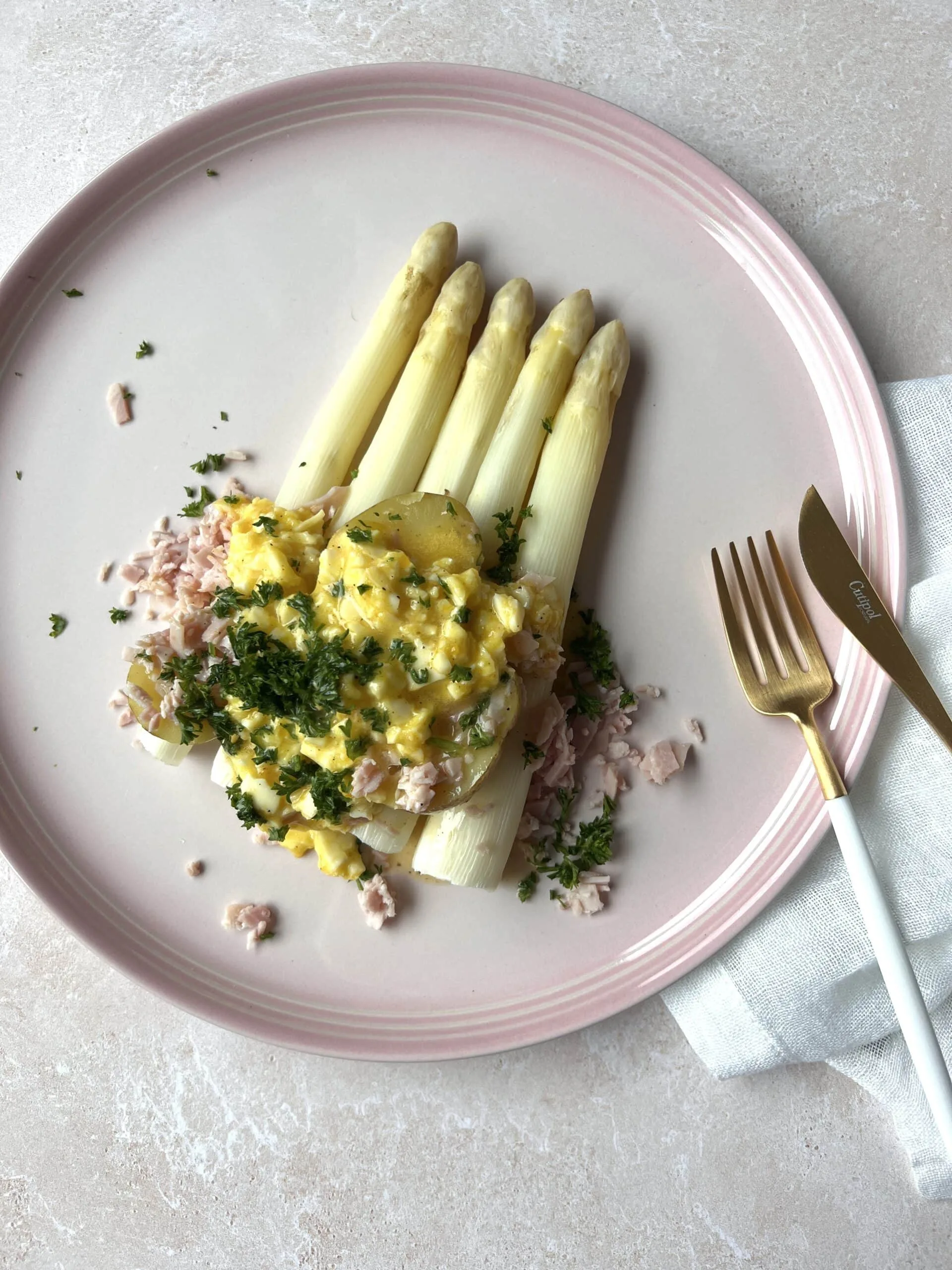 Asperges à la flamande