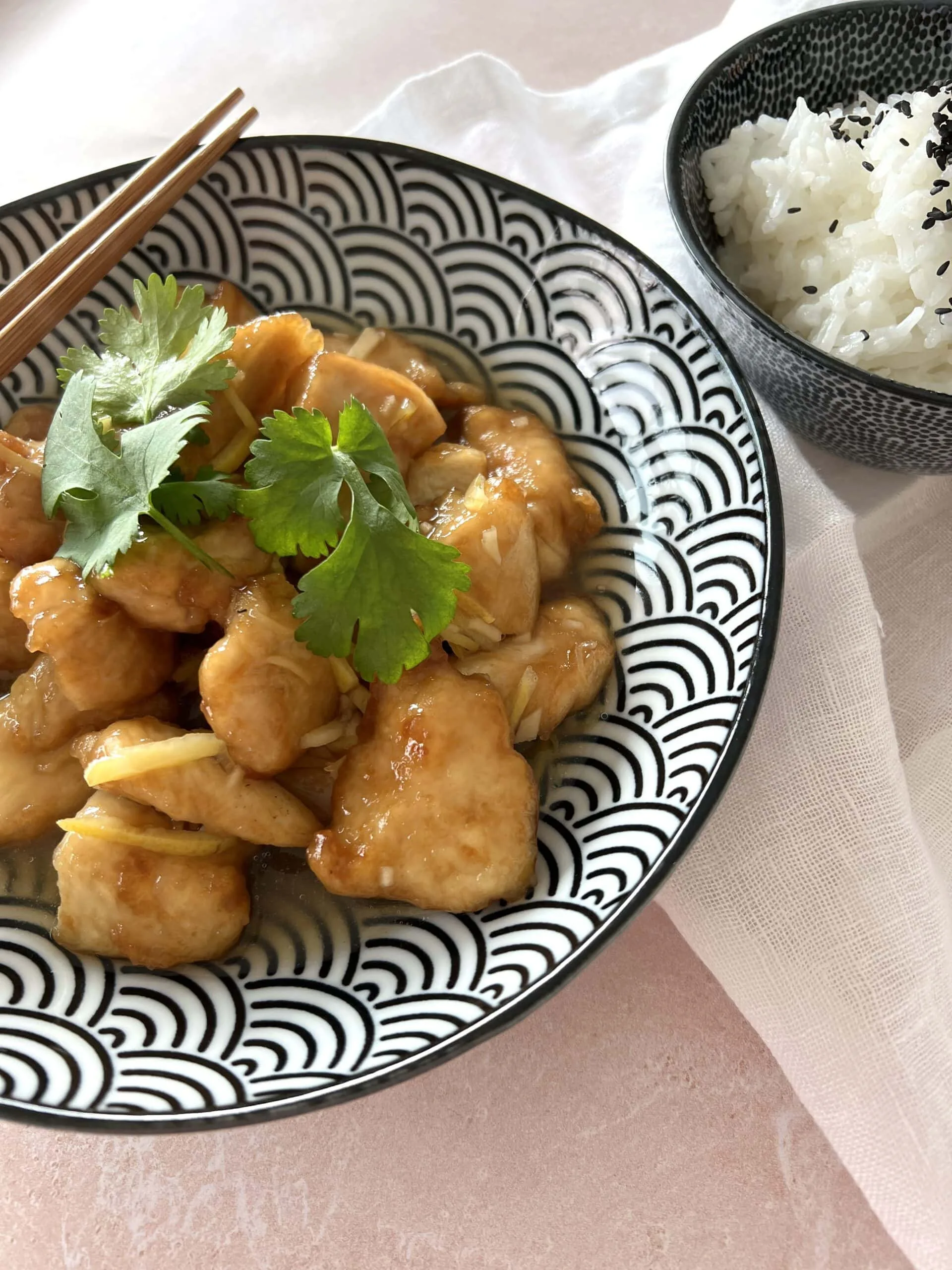 Poulet citron et gingembre