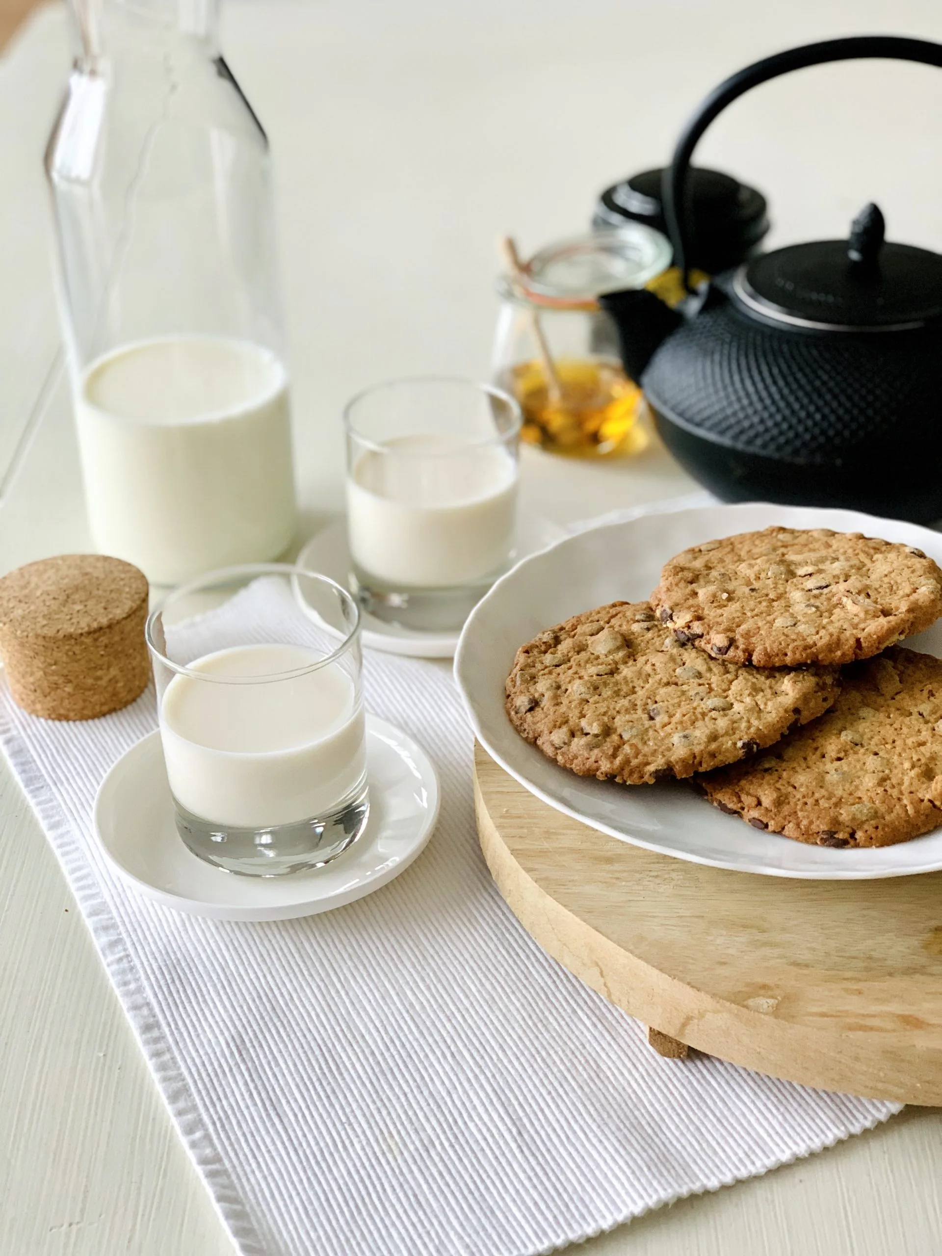 Cookies aux pépites de chocolat et cerneaux de noix