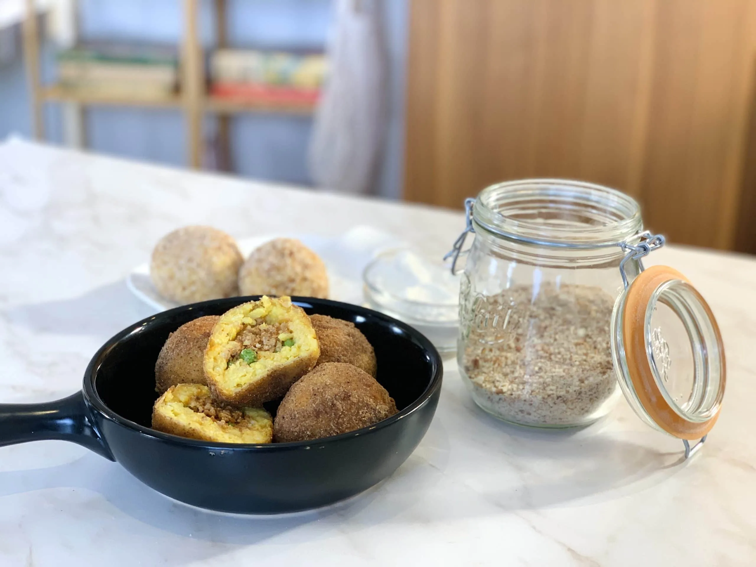 Arancini reste de risotto