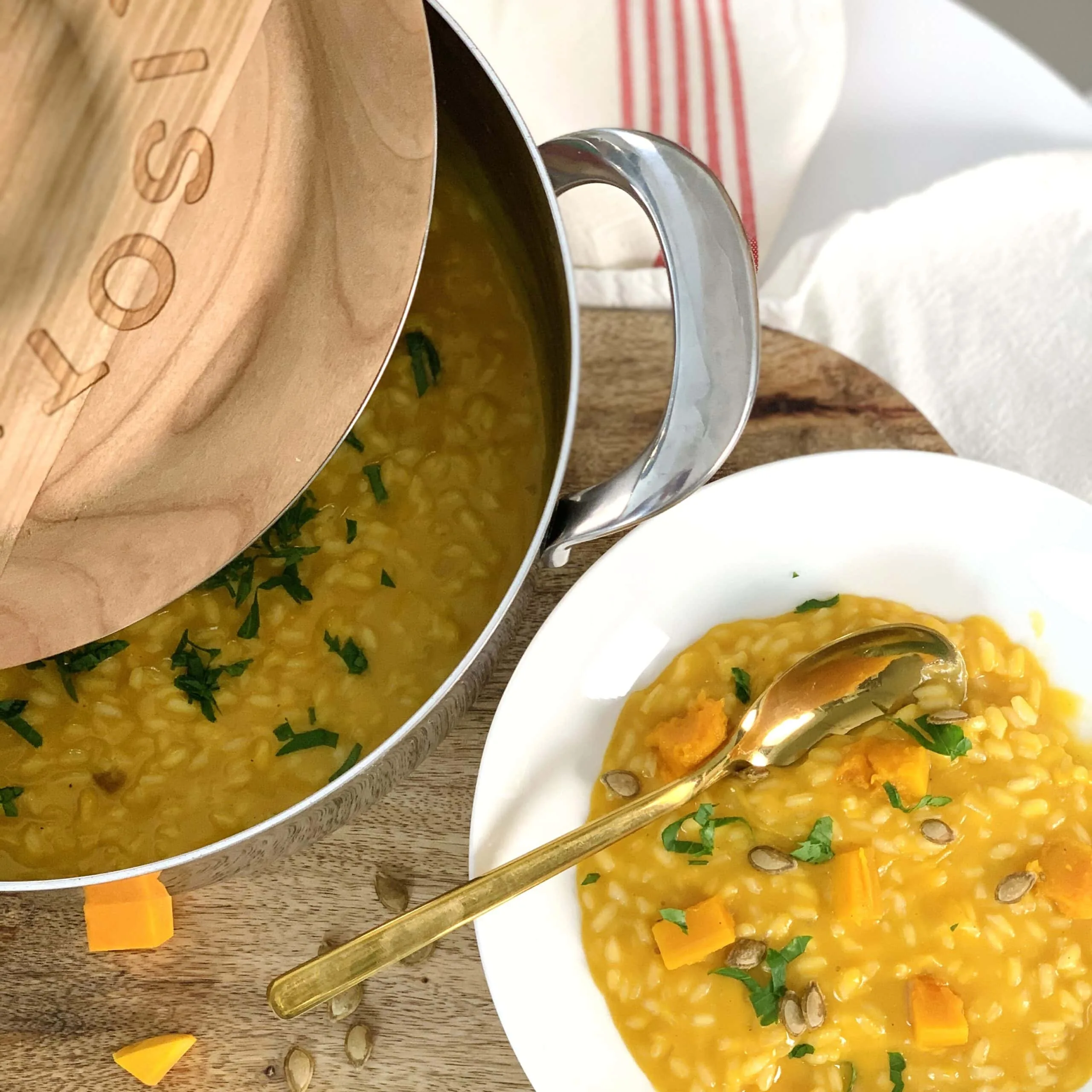 Risotto au potiron