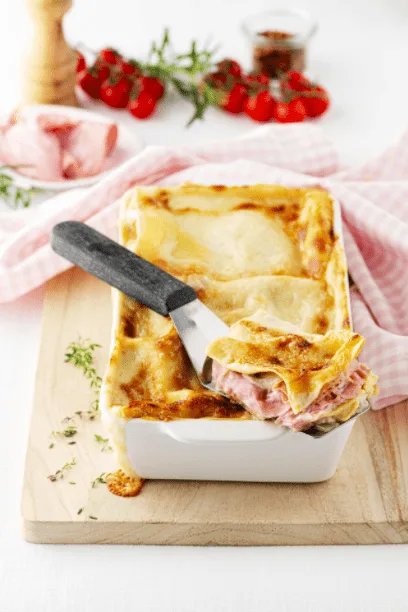 Lasagne à la Mortadelle Bologna IGP / Chicons / Béchamel