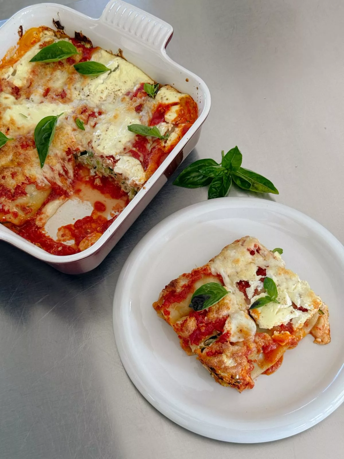 Cannelloni Ricotta / Courgette / Jambon Braisé