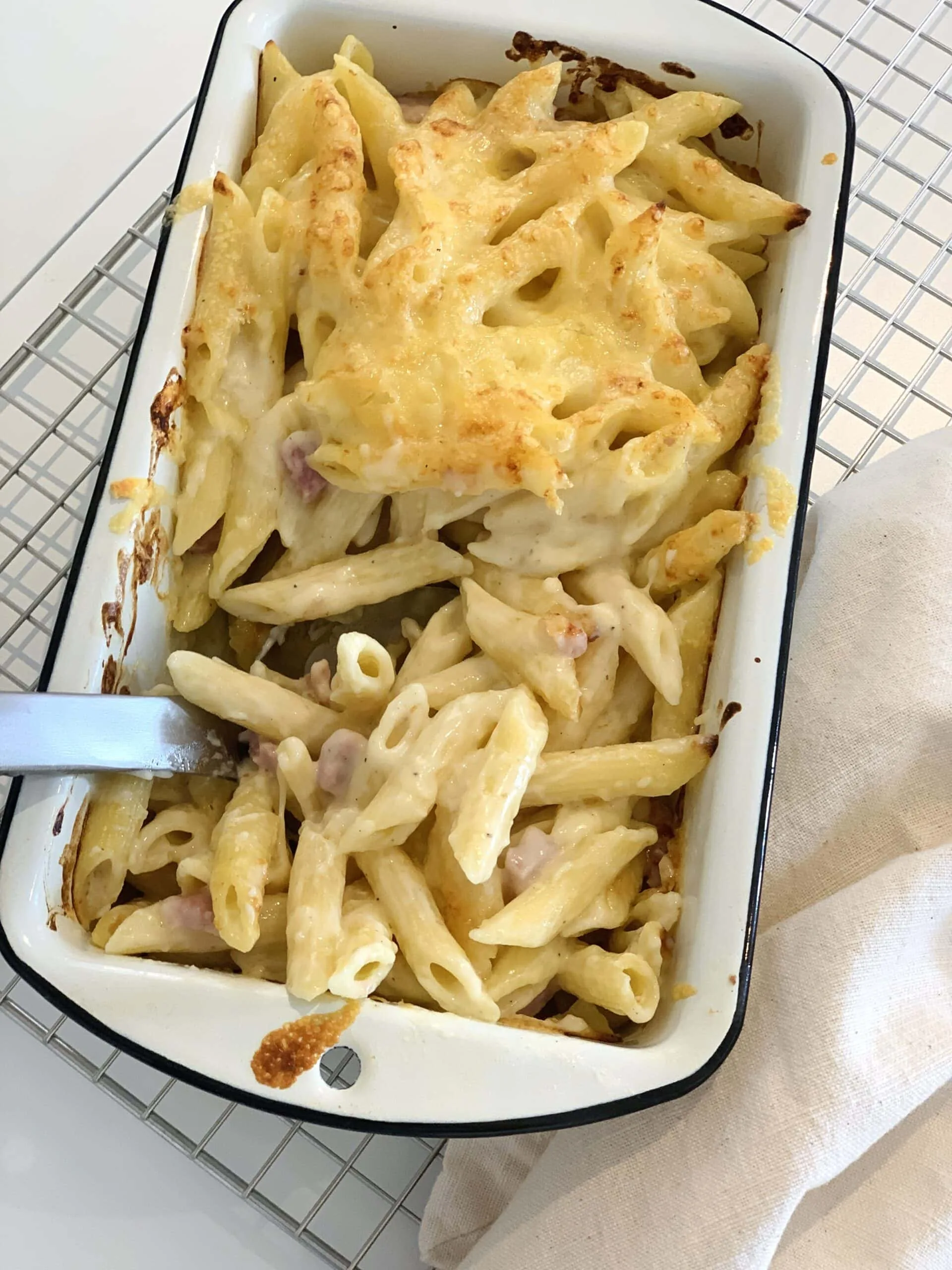 Macaronis jambon-fromage à la Meule du Plateau