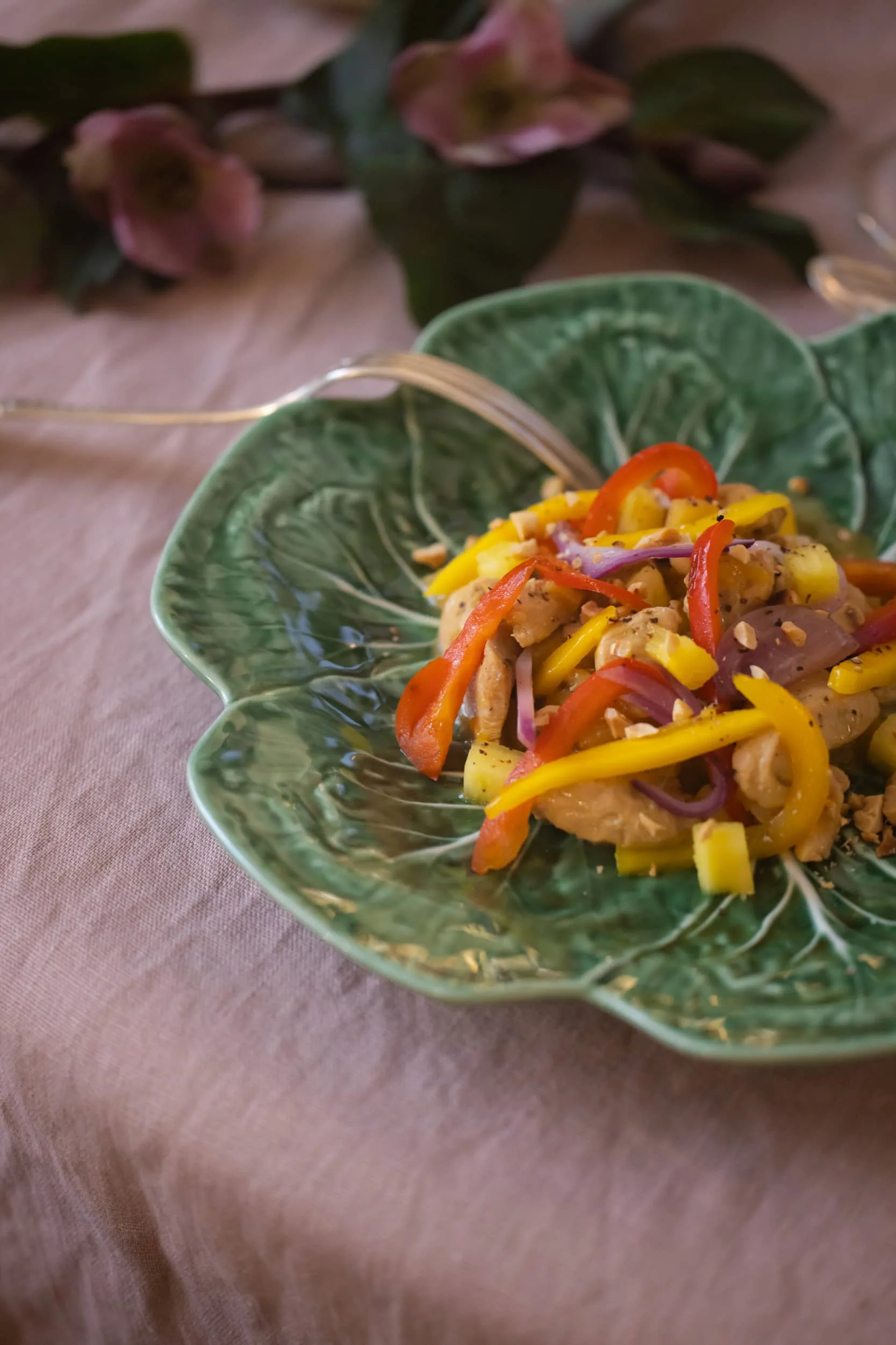 Poulet épicé aux fruits exotiques