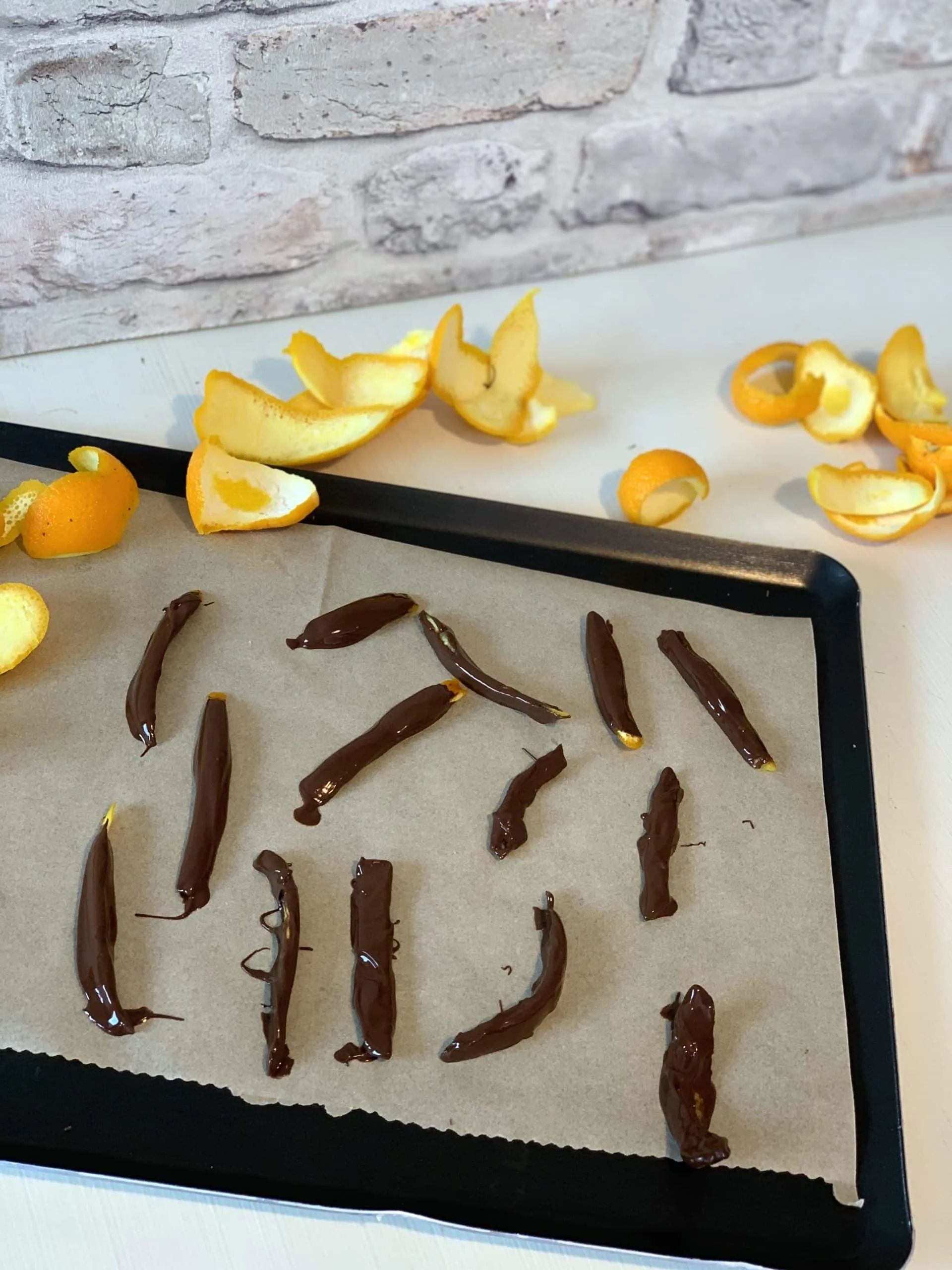 Orangettes au chocolat noir