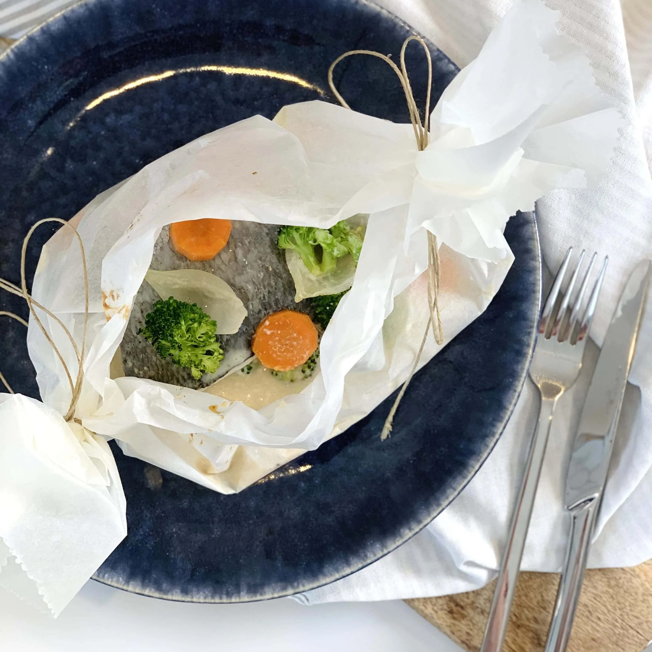 Filet de dorade en papillote