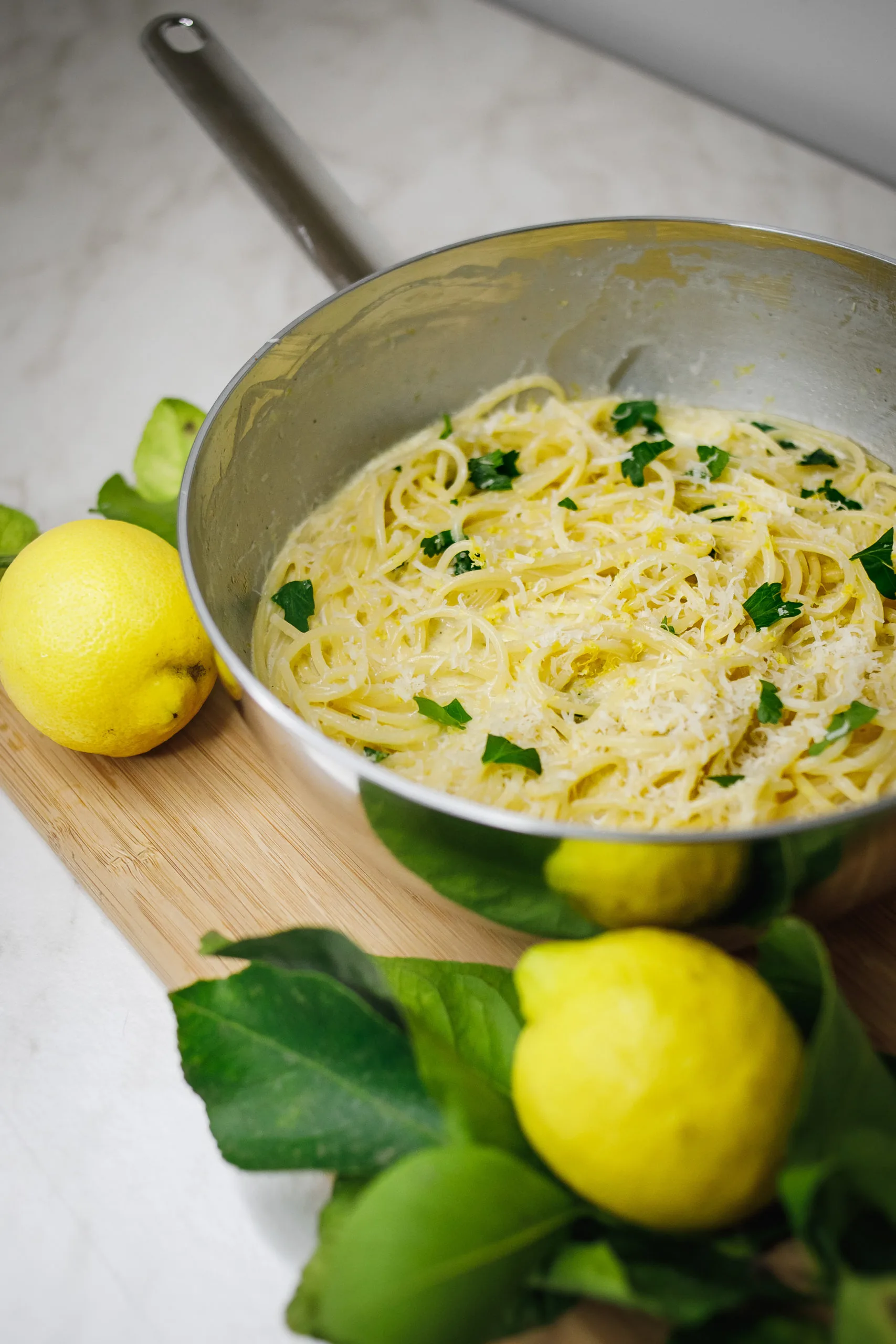 Tagliatelle au citron