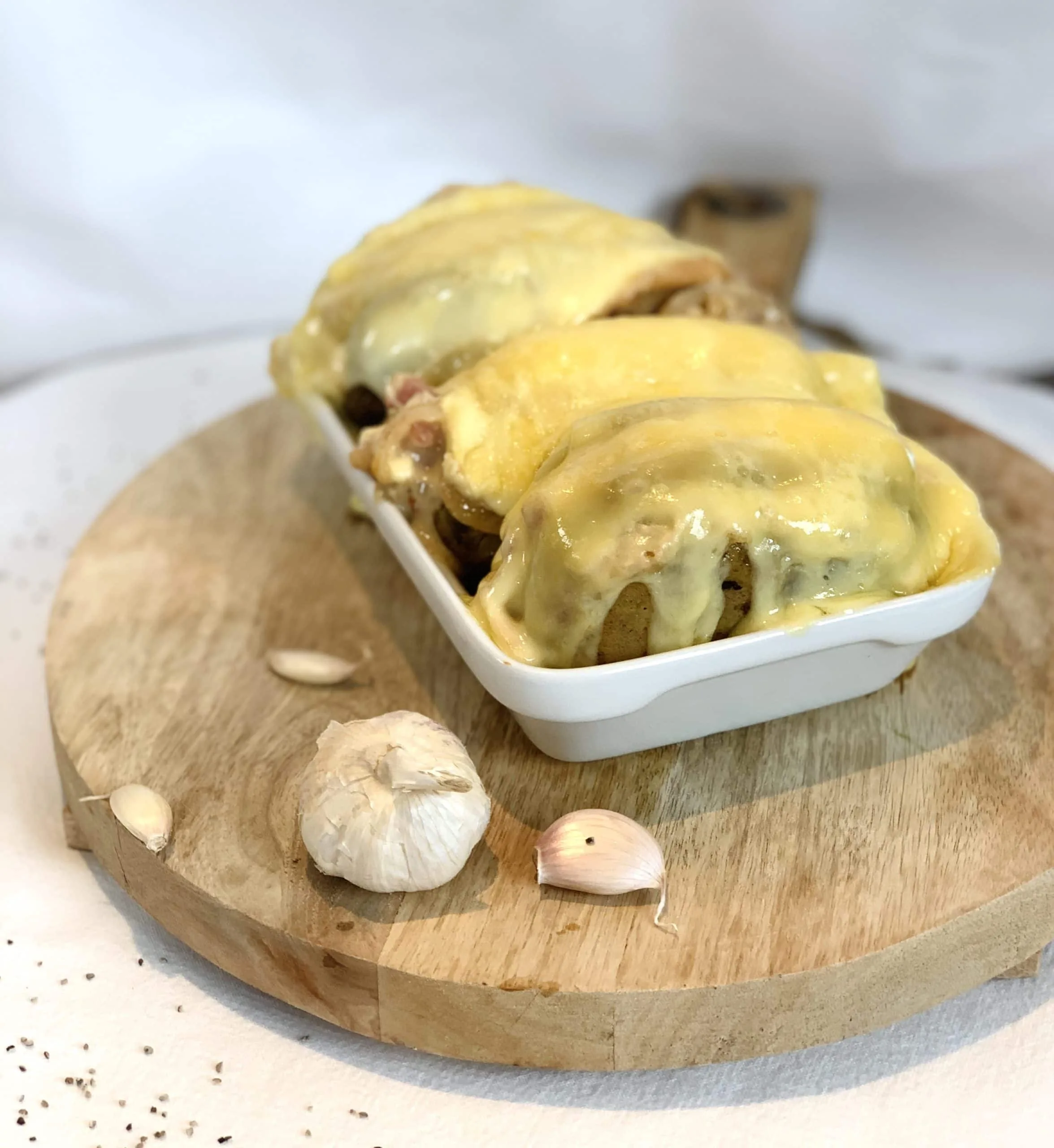Pomme de terre farcie façon tartiflette à la belge