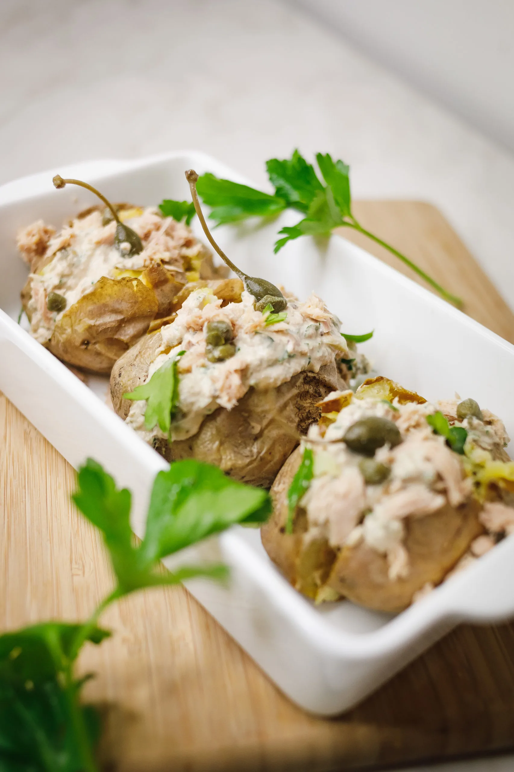 Pommes de terre farcie au thon
