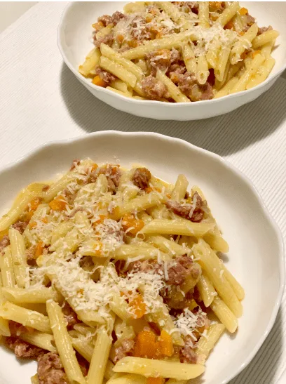 Pennette au ragù blanc