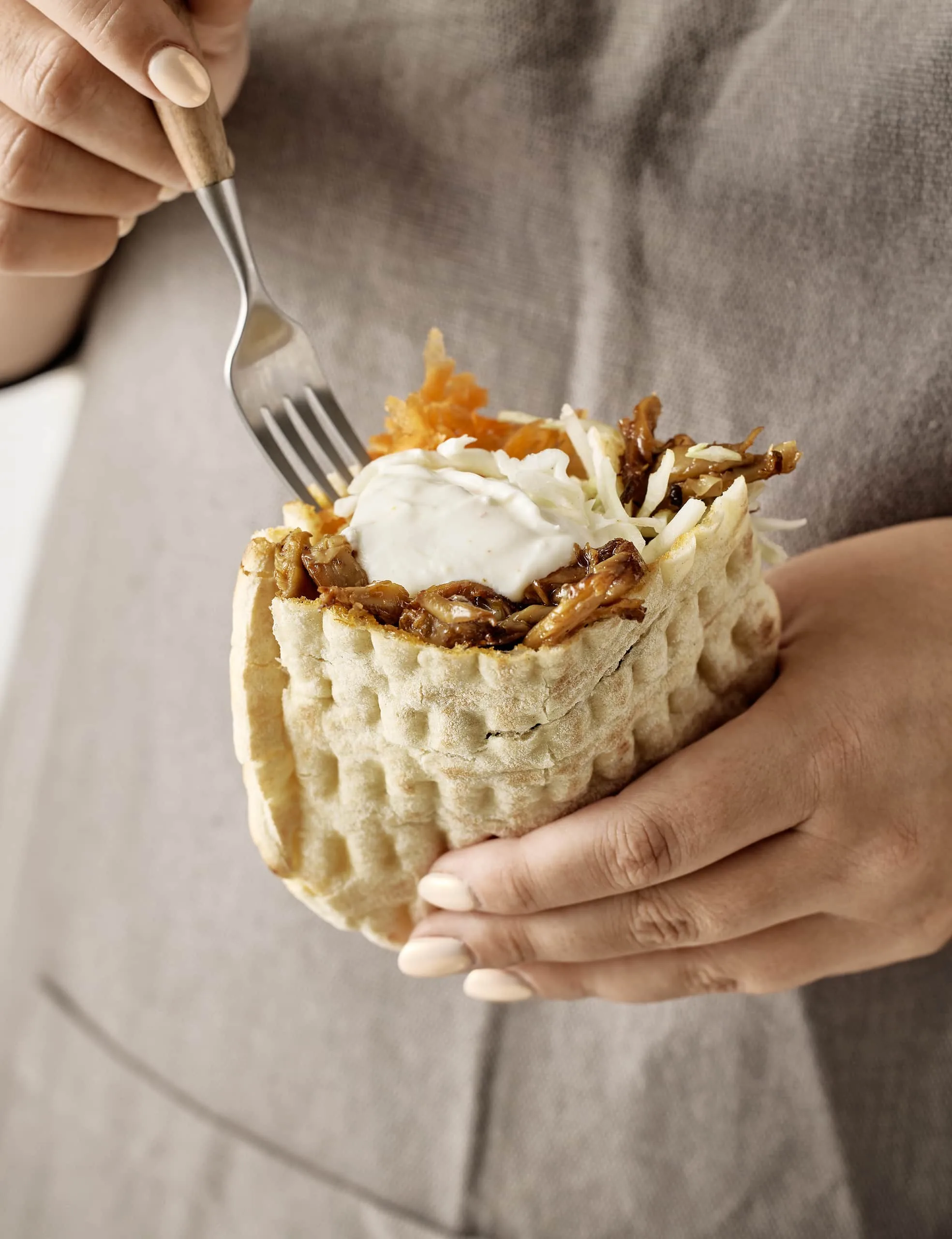 Pita gyros de pleurotes