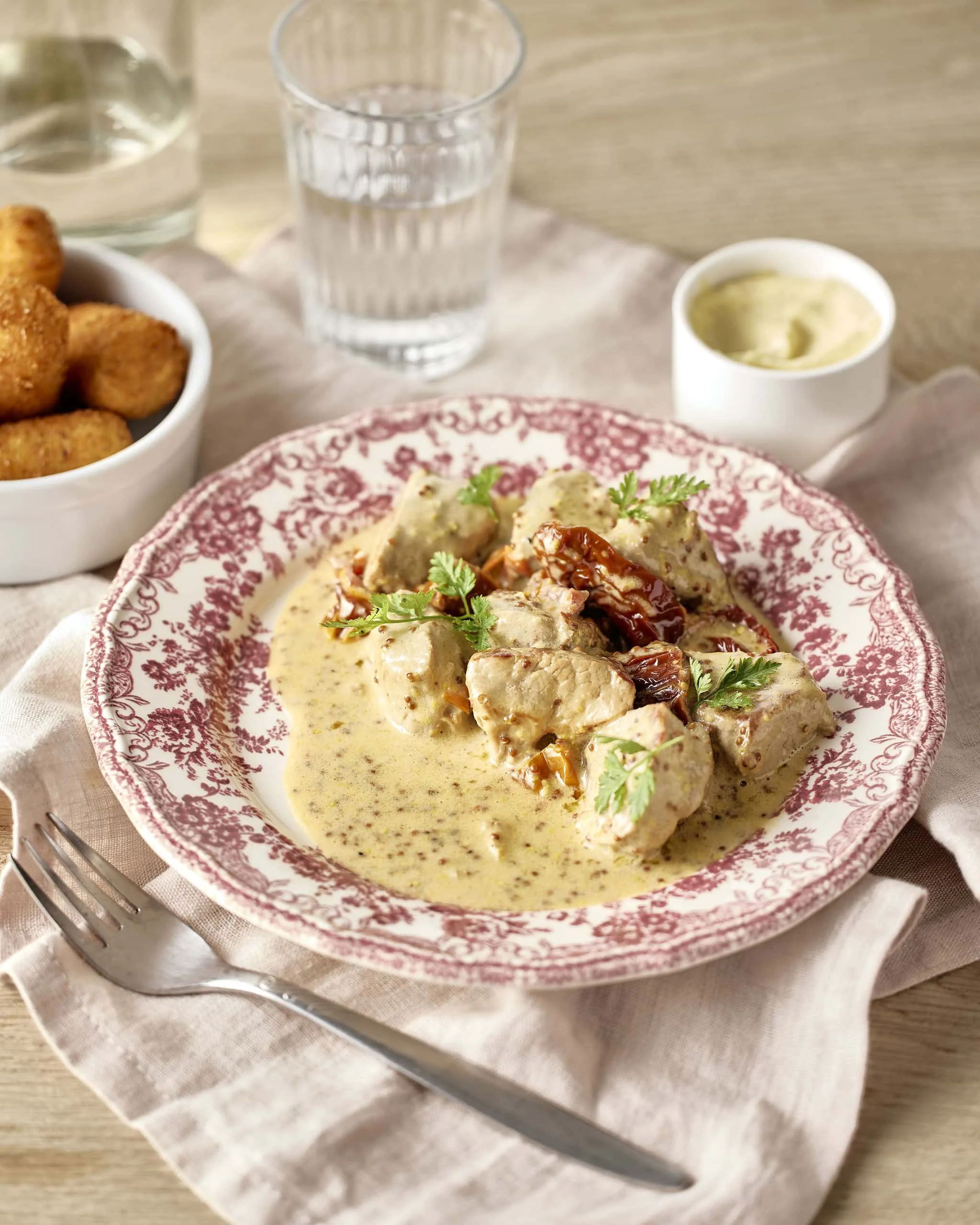Porc à la moutarde