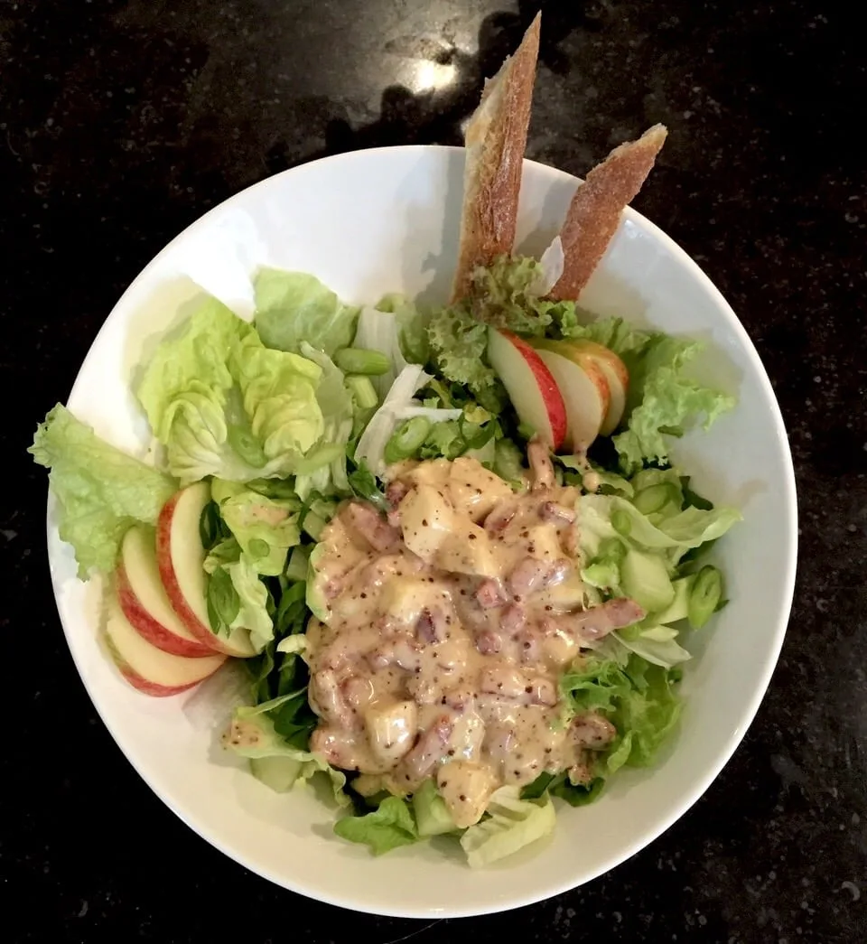 Salade aux lardons