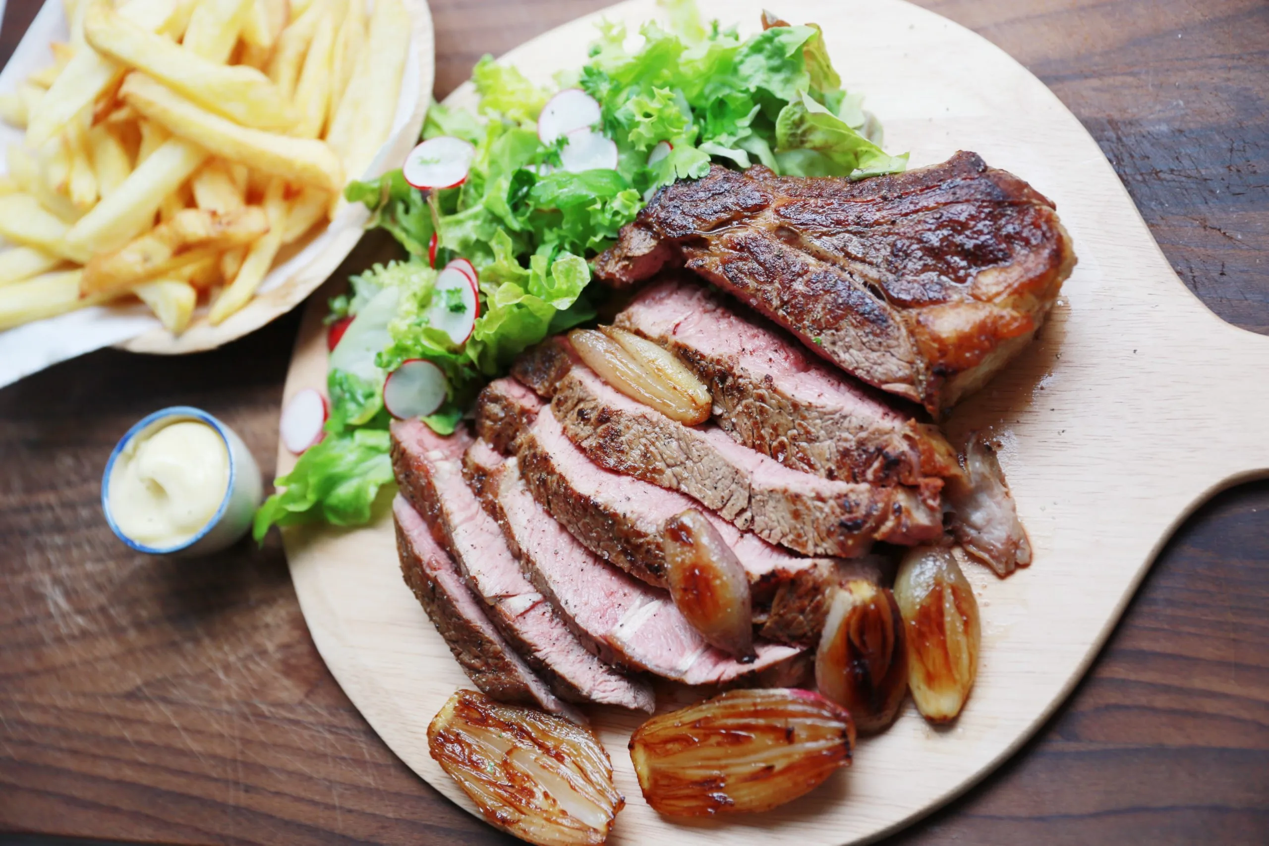 Steak argentin – frites – mayonnaise maison