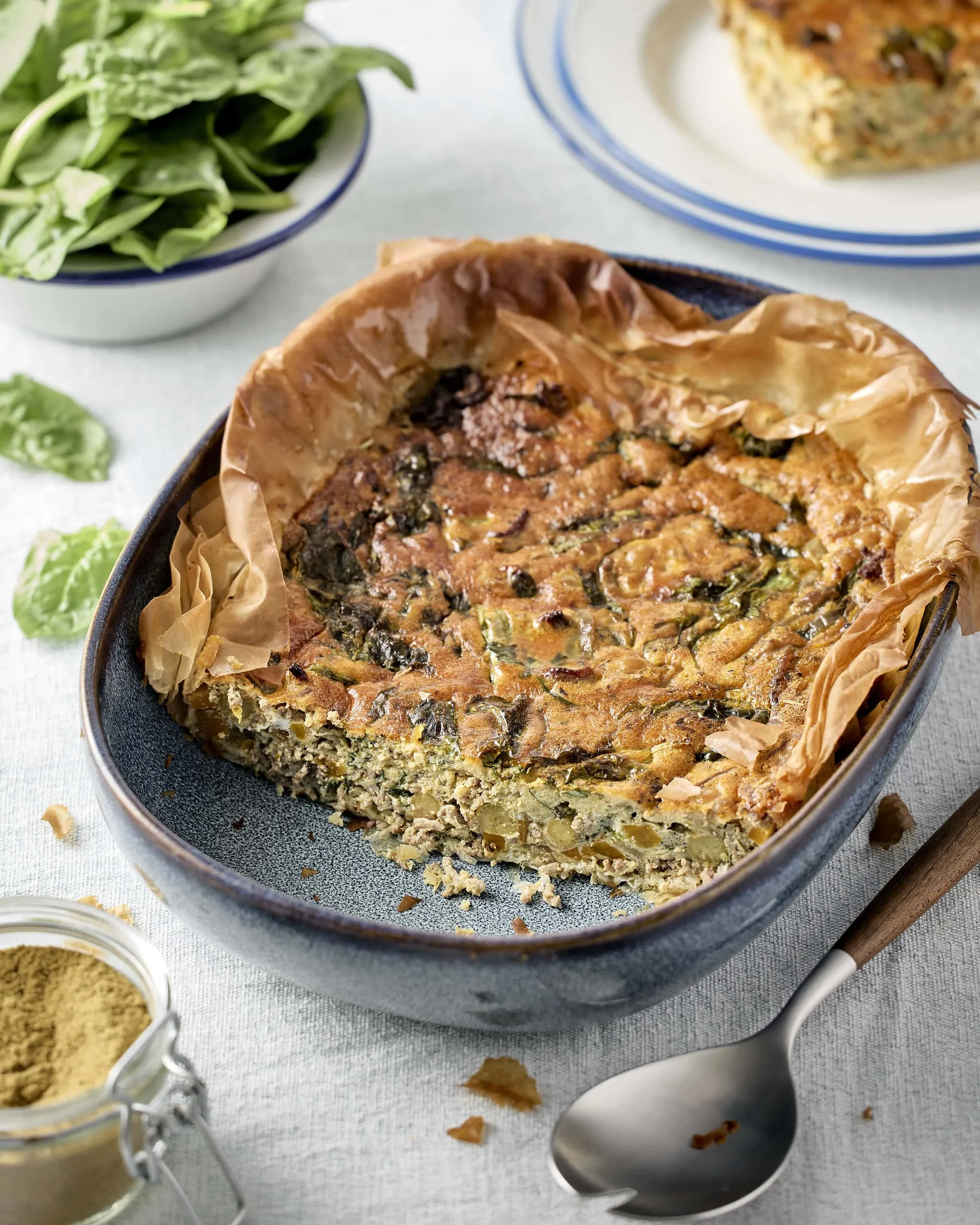 Tarte croustillante aux saveurs marocaines