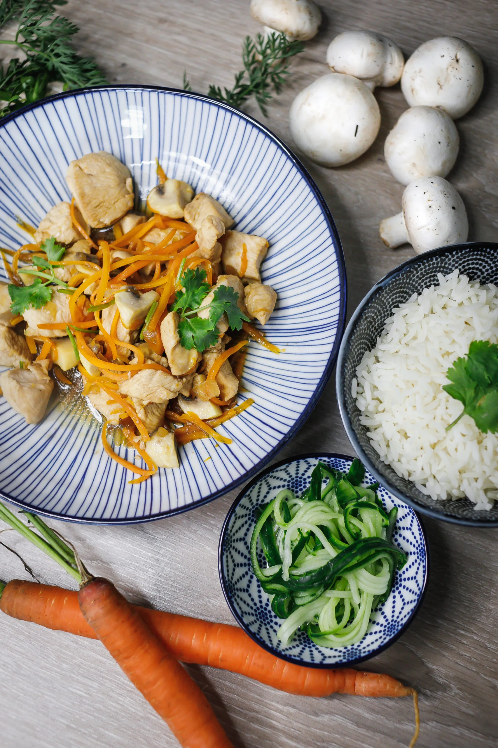 Wok de poulet