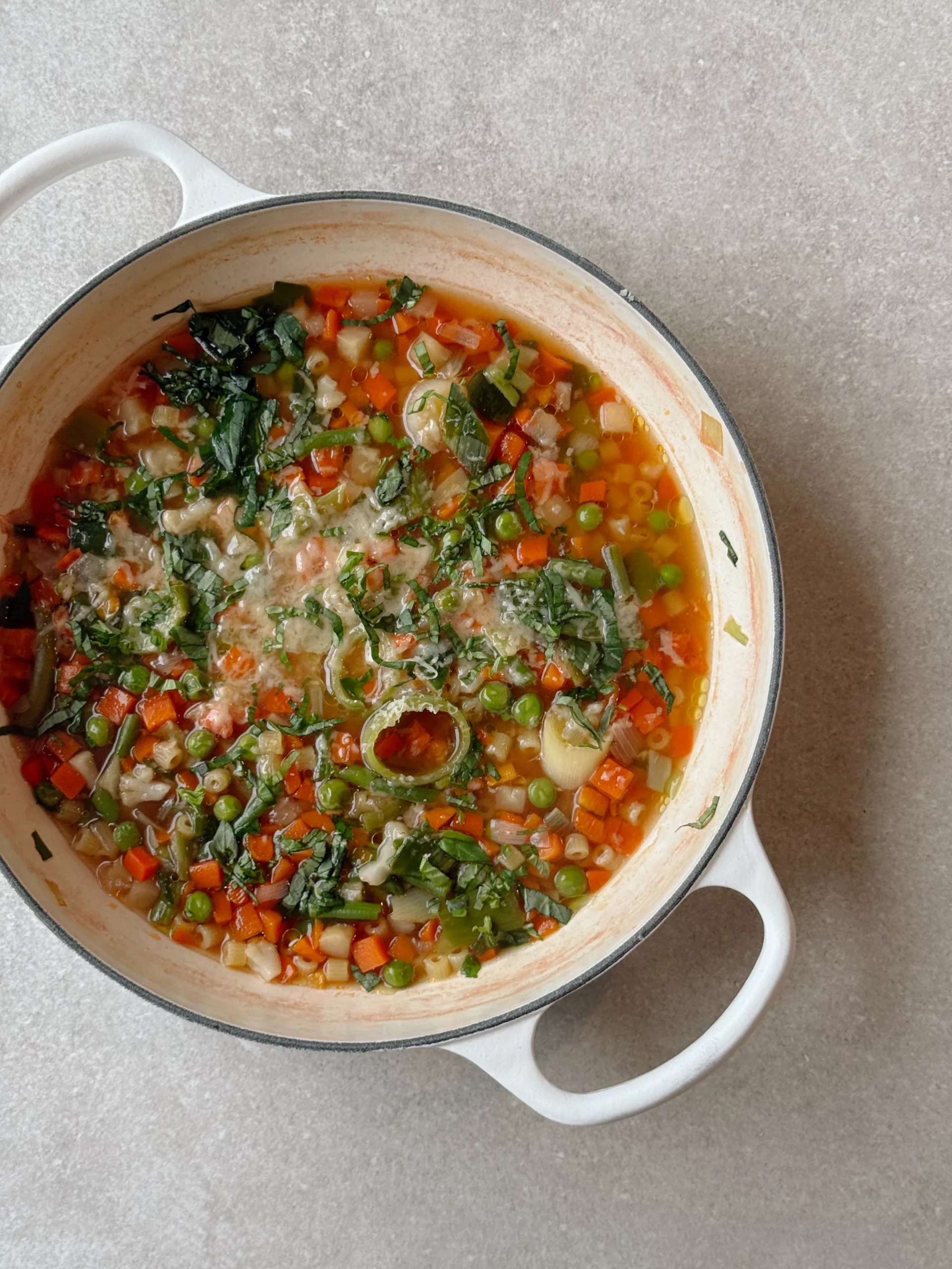 Minestrone ultra rapide