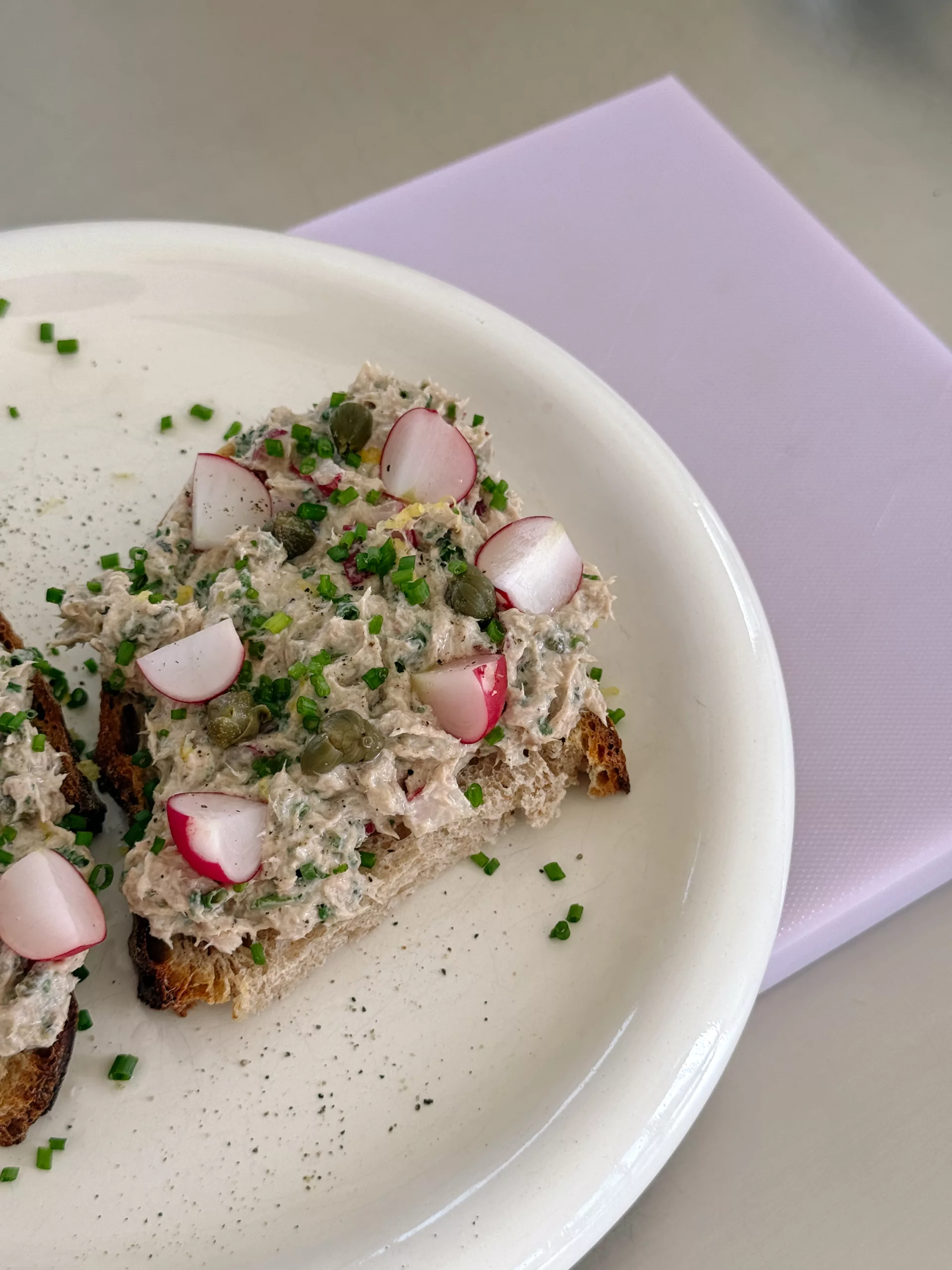 Tartinade d’anchois façon thon mayo