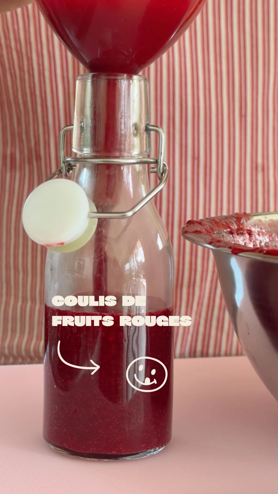 Coulis de fruits rouges