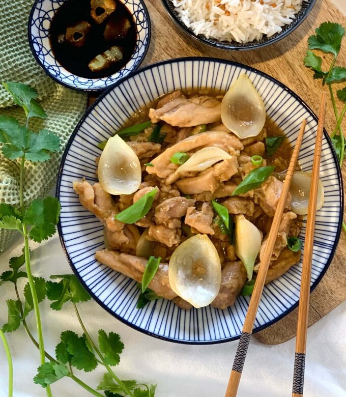 poulet sauce huitre