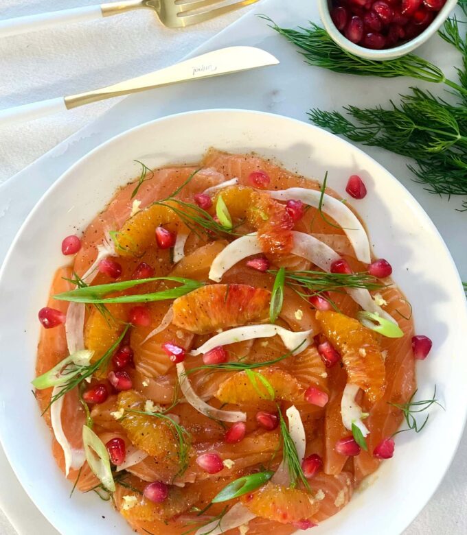 carpaccio saumon