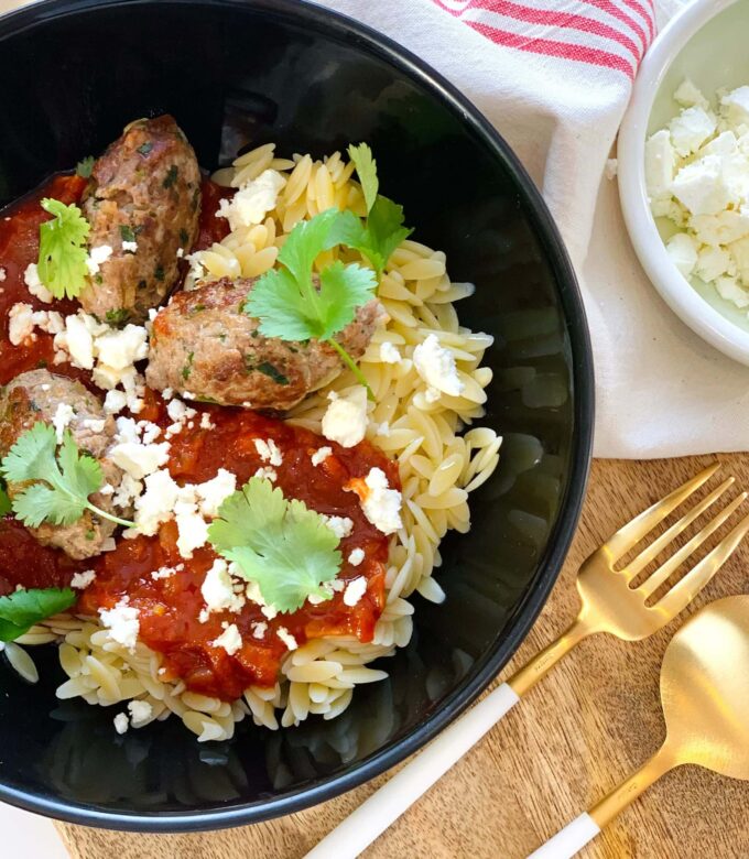 kefta pâtes grecques