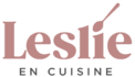 Leslie en Cuisine Logo 2021 - rose