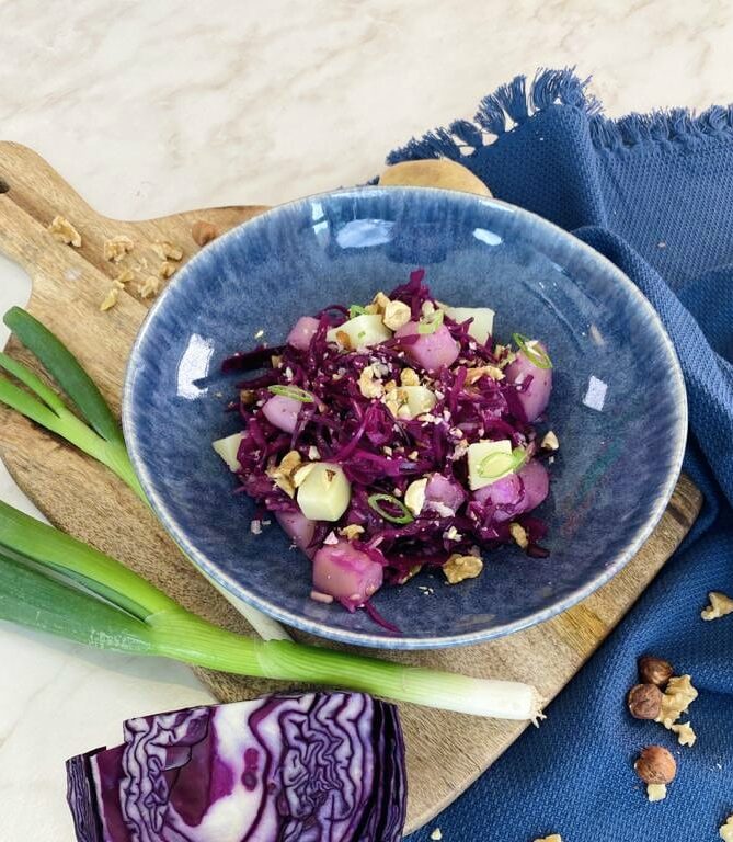 Salade de chou rouge _ pomme de terre