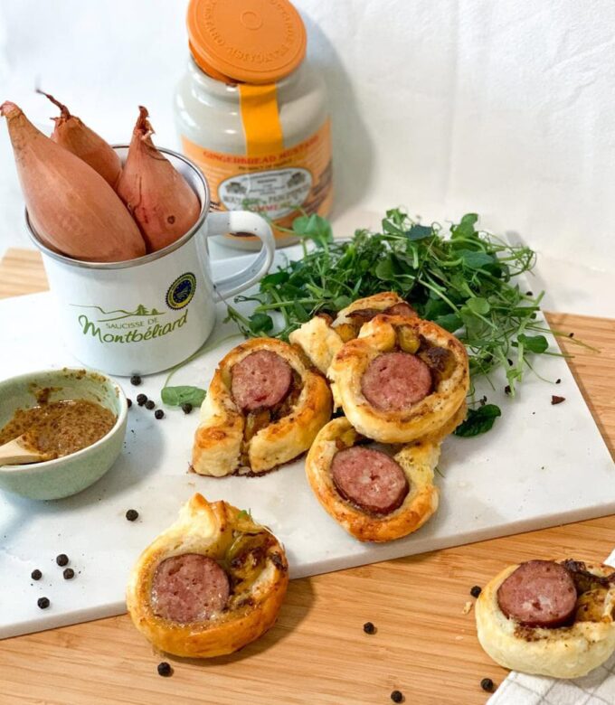 feuilleté saucisse montbeliard